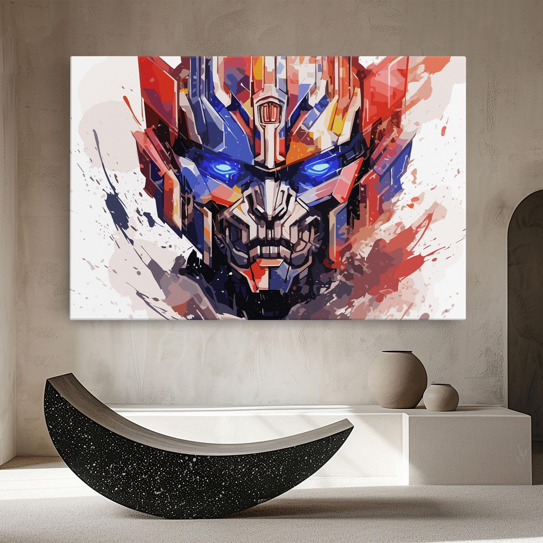 Leinwandbild Optimus Prime Art mockup 8
