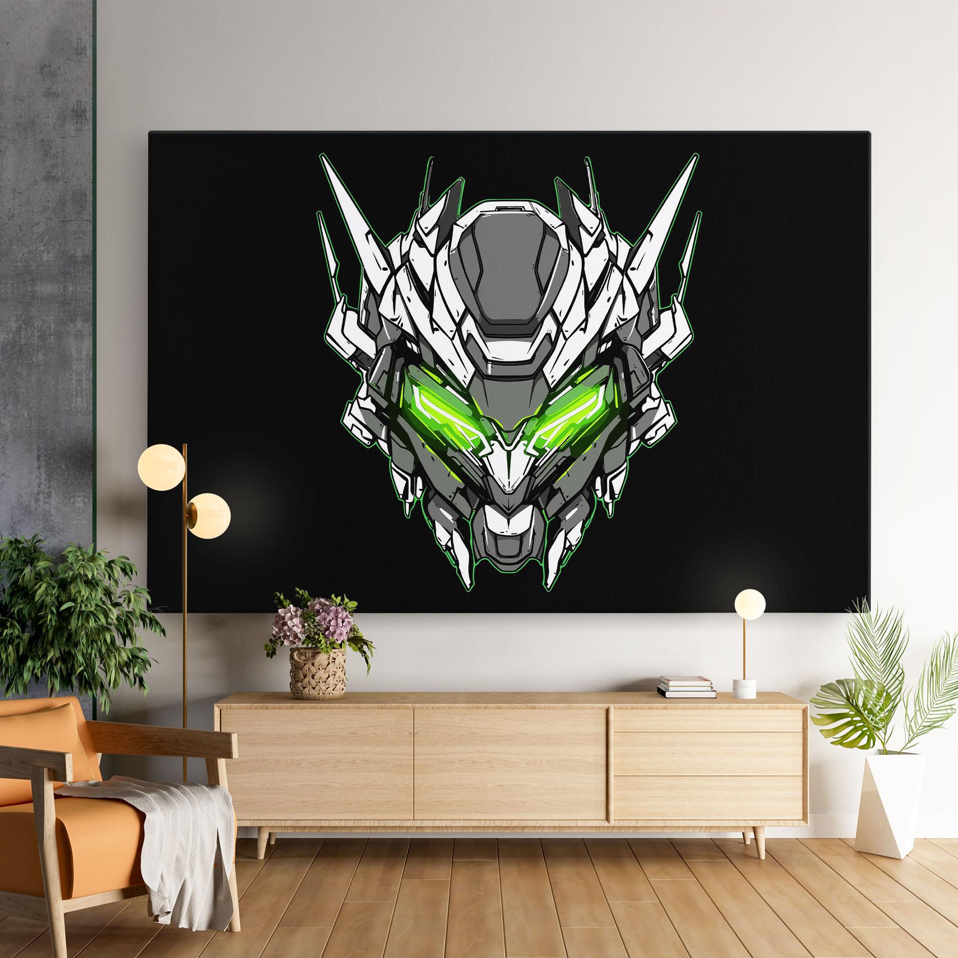 Leinwandbild Neon Transformer mockup 9