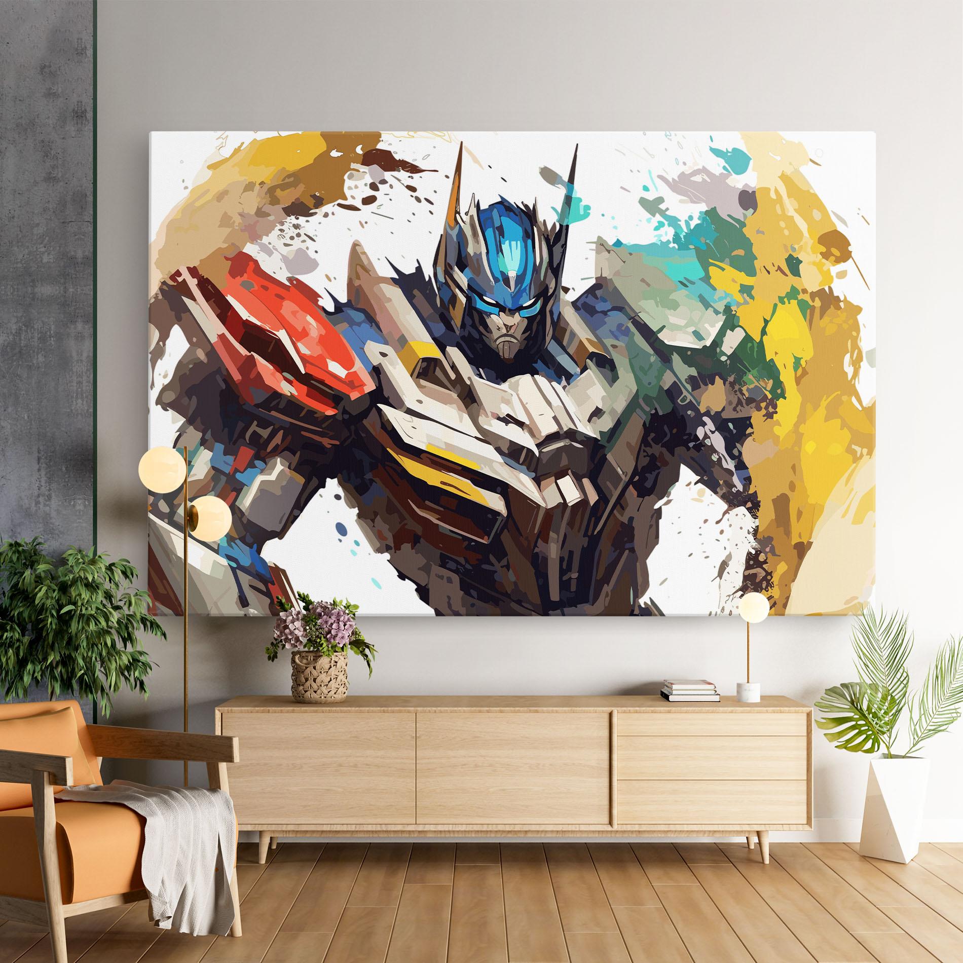 Leinwandbild Transformers Splash mockup 9