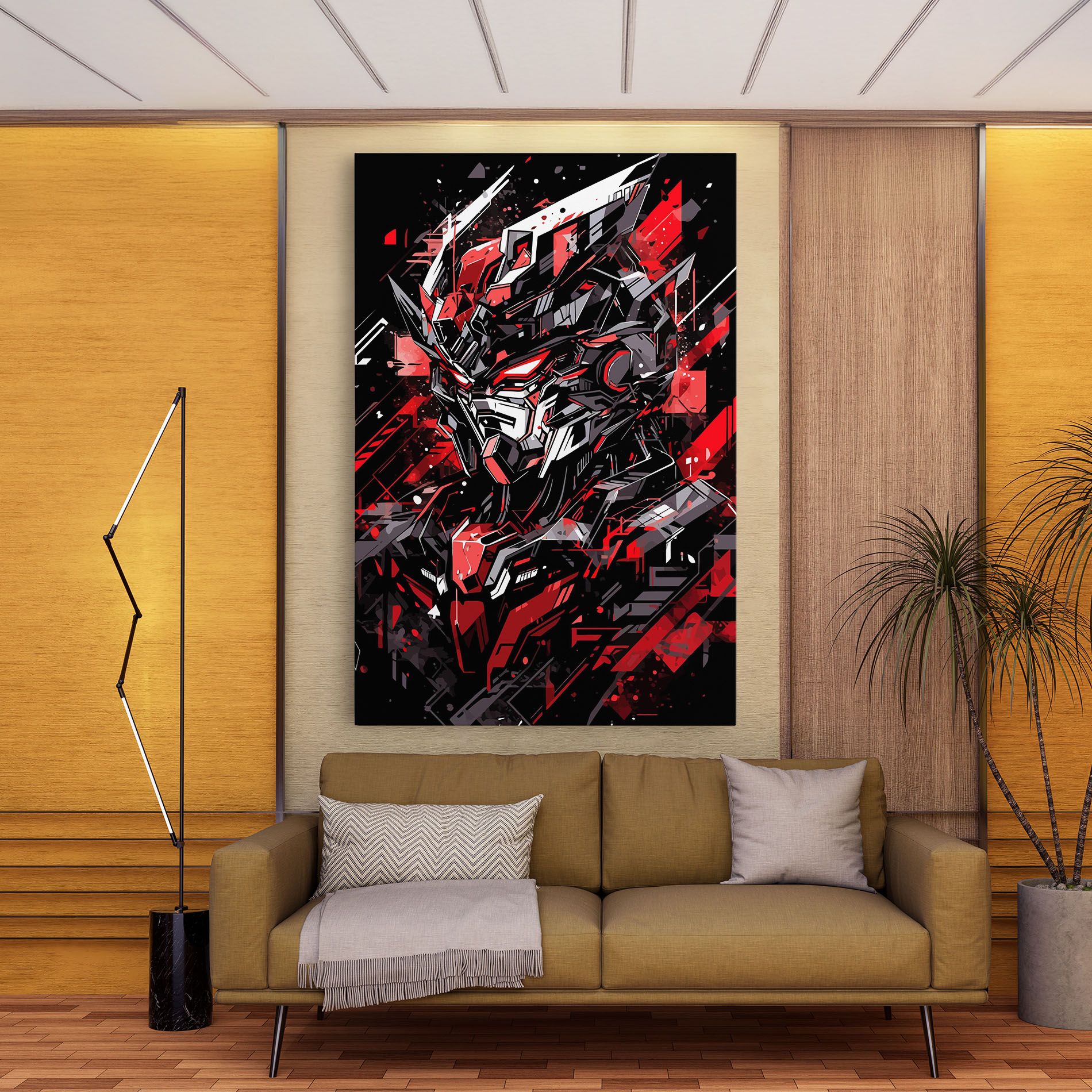 Red Grey Robot mockup 9