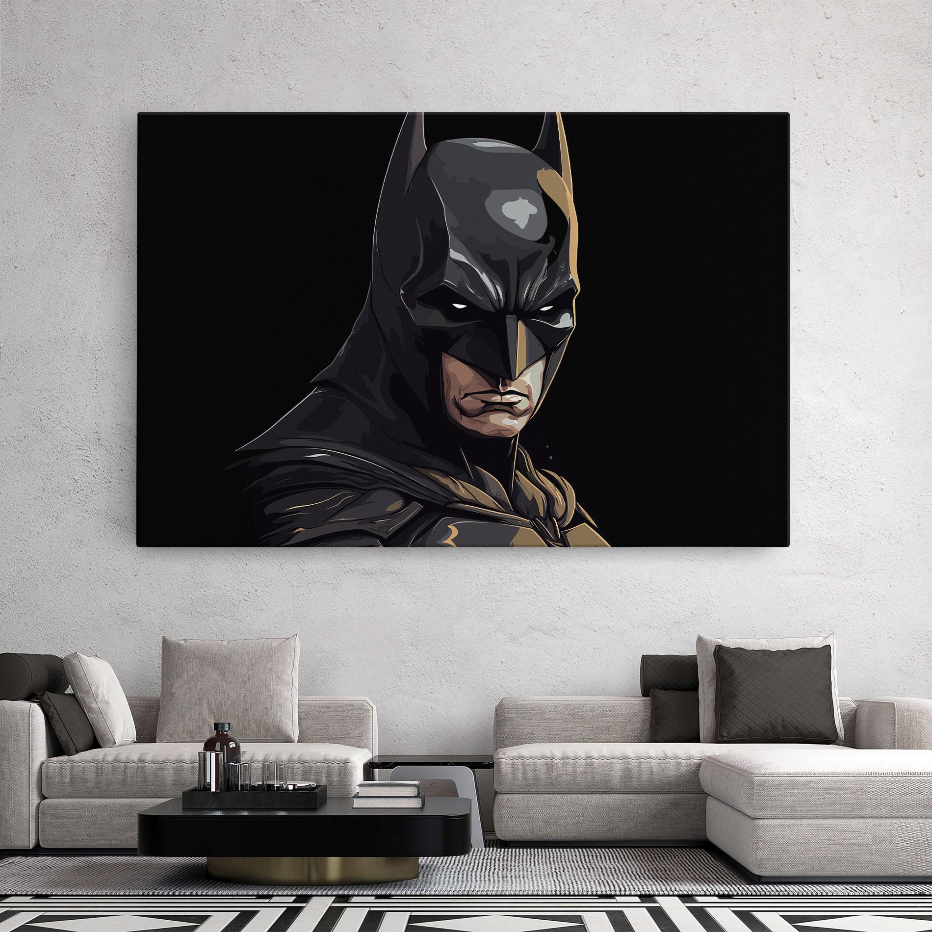 Leinwandbild Angry Batman mockup 2