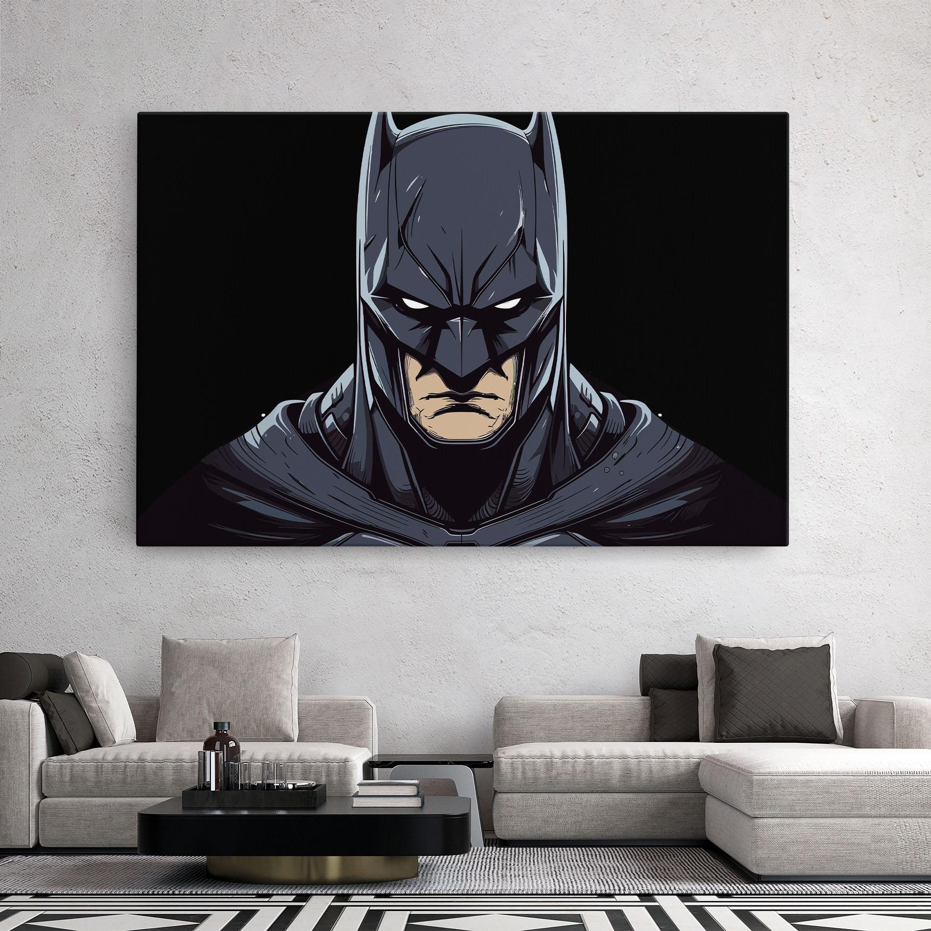 Leinwandbild Batman Face mockup 2