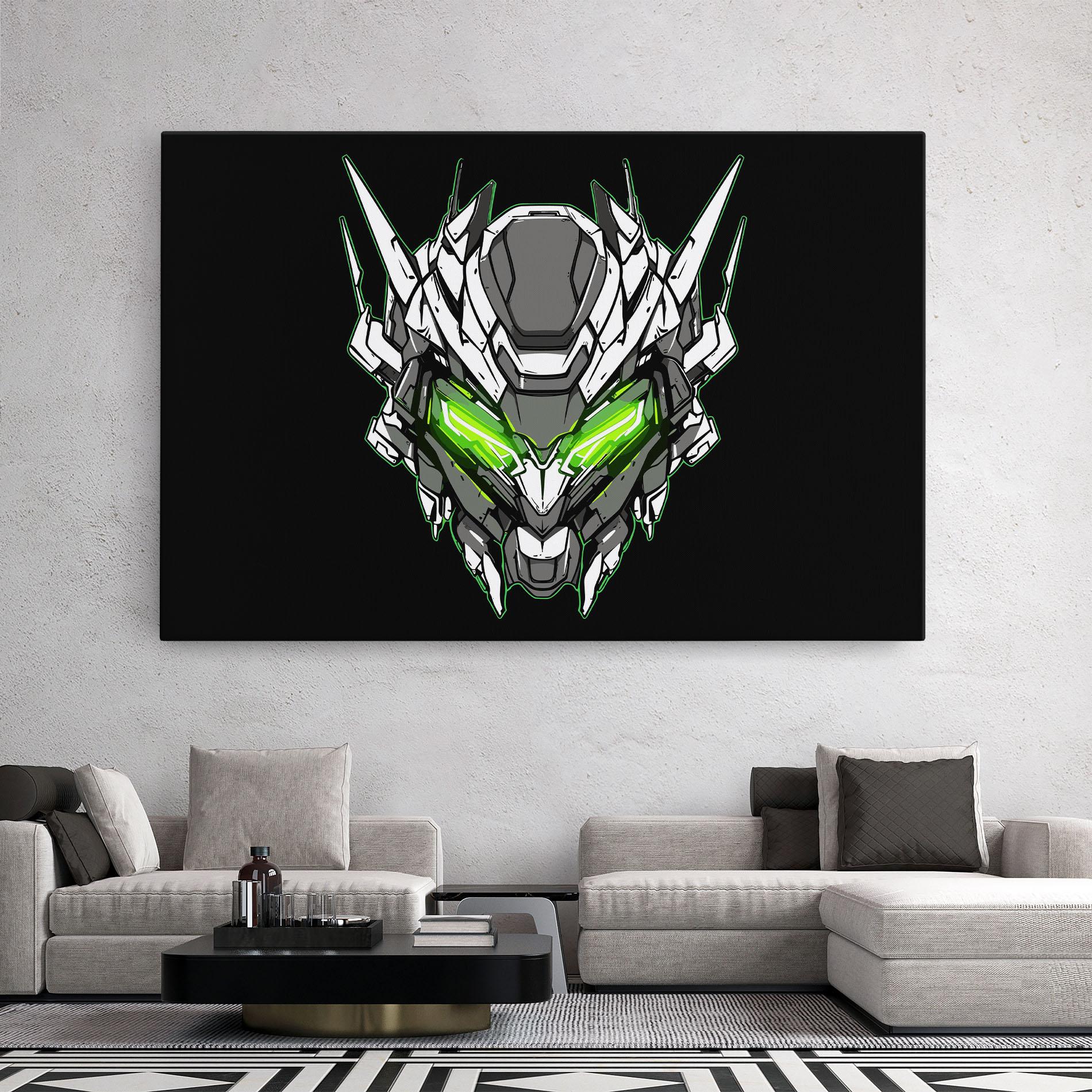 Leinwandbild Neon Transformer mockup 2