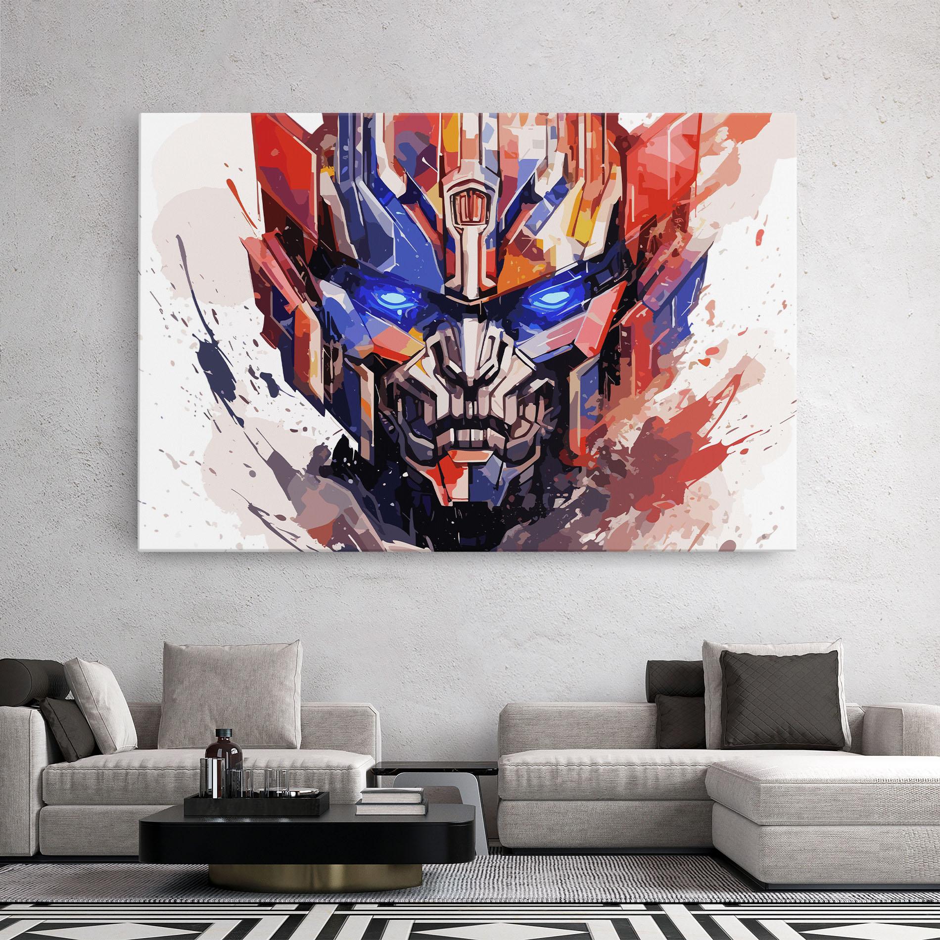 Leinwandbild Optimus Prime Art mockup 2
