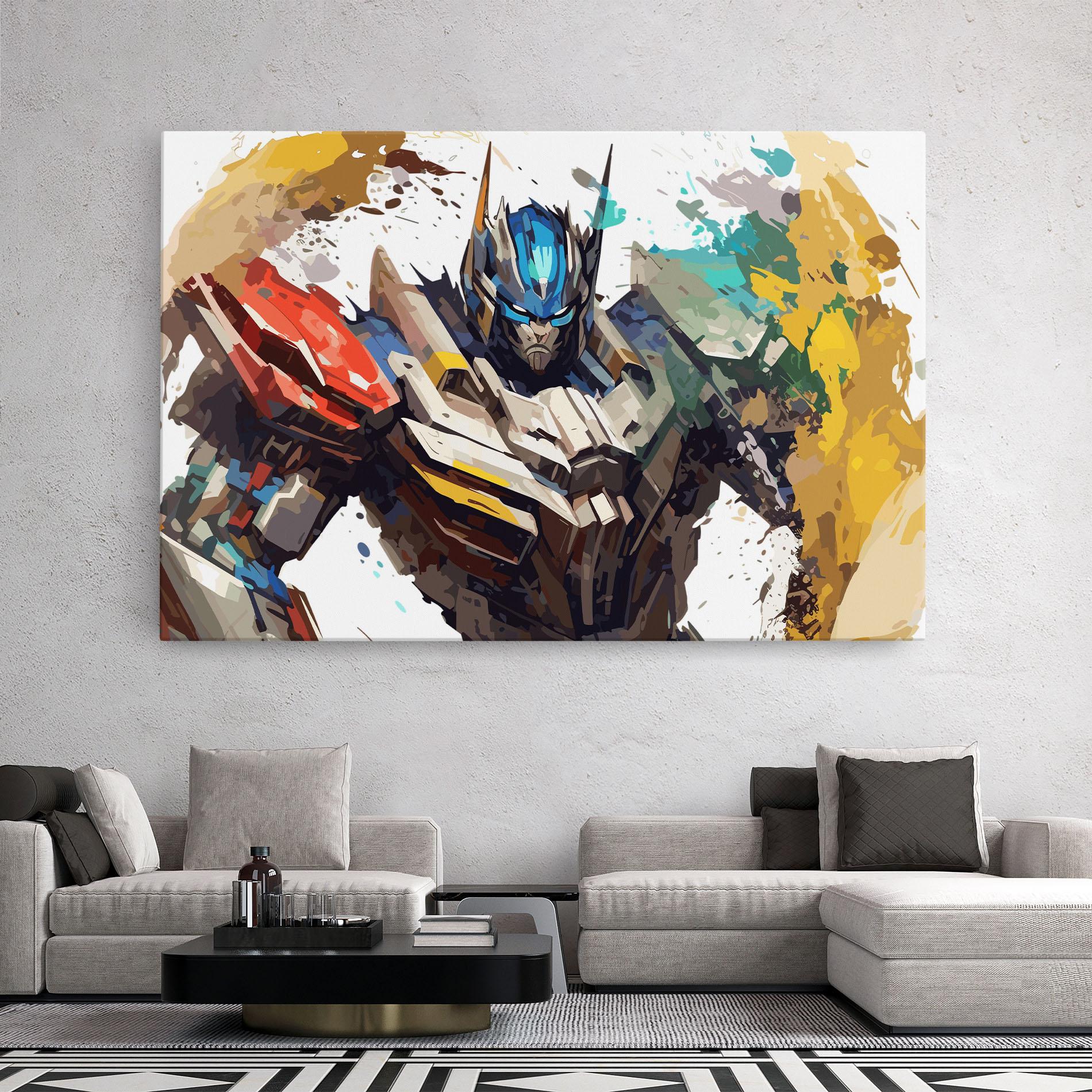 Leinwandbild Transformers Splash mockup 2