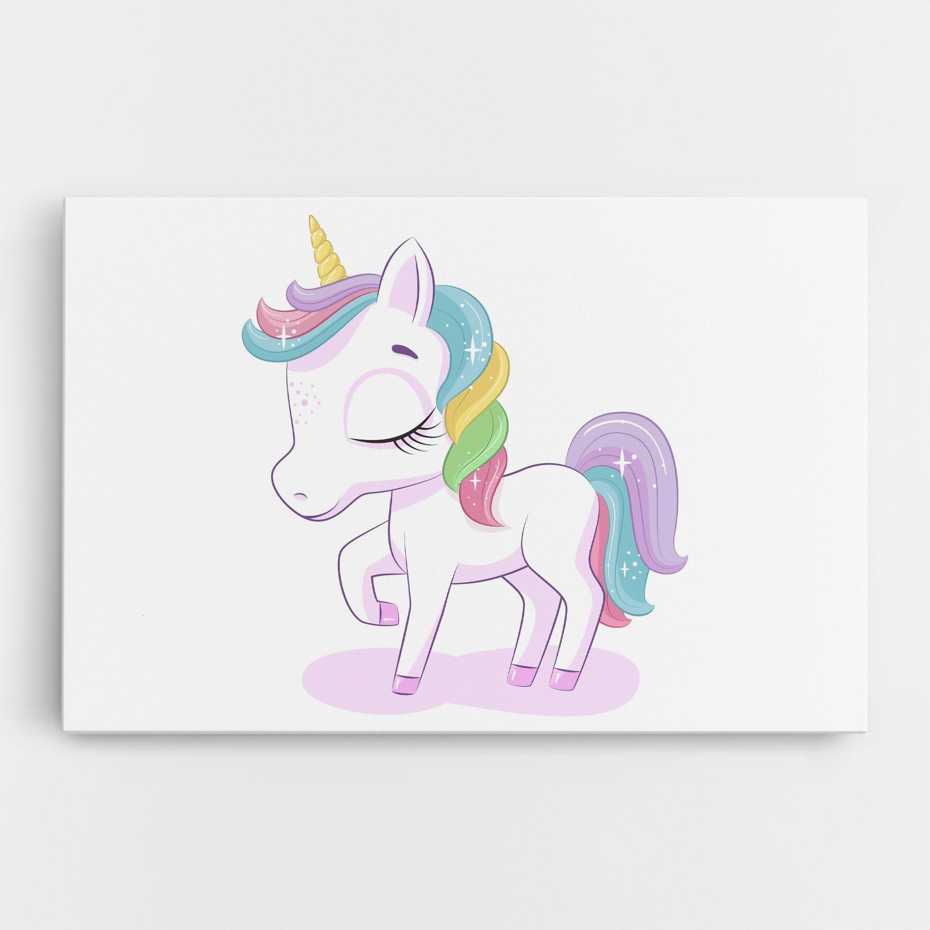 Leinwandbild Unicorn mockup 0