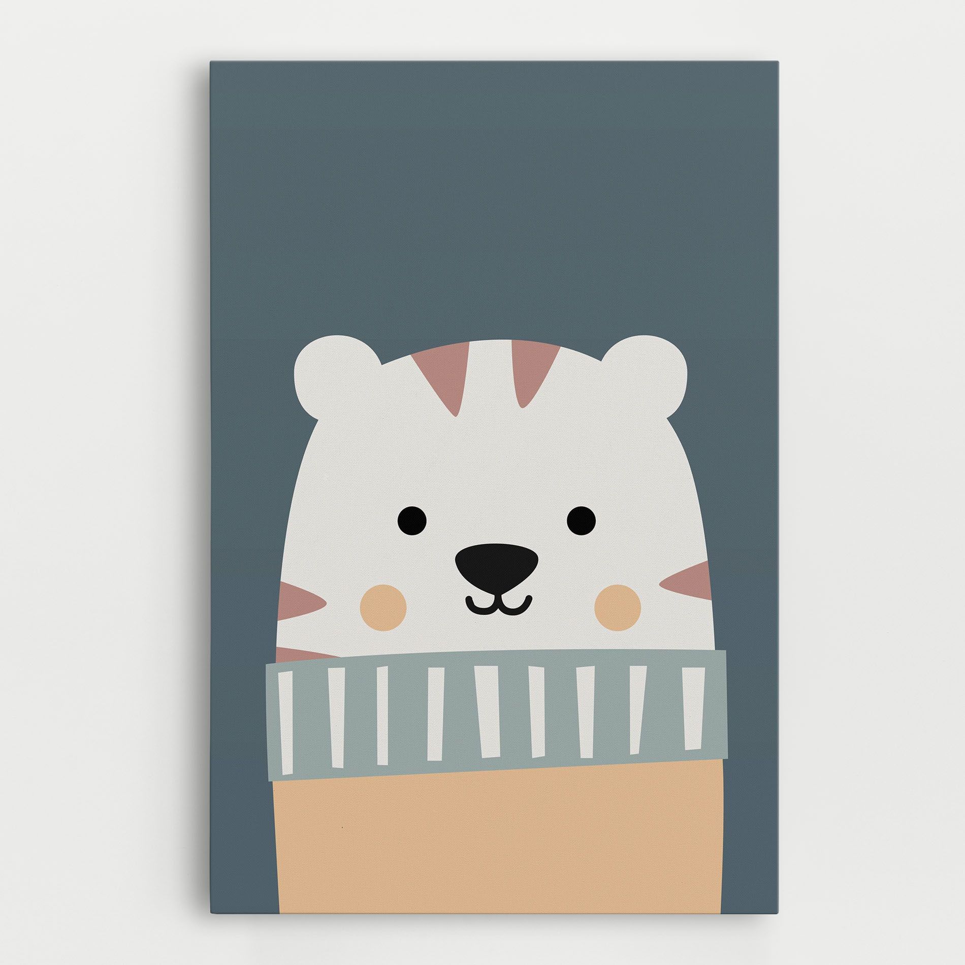 Cute White Tiger mockup 0