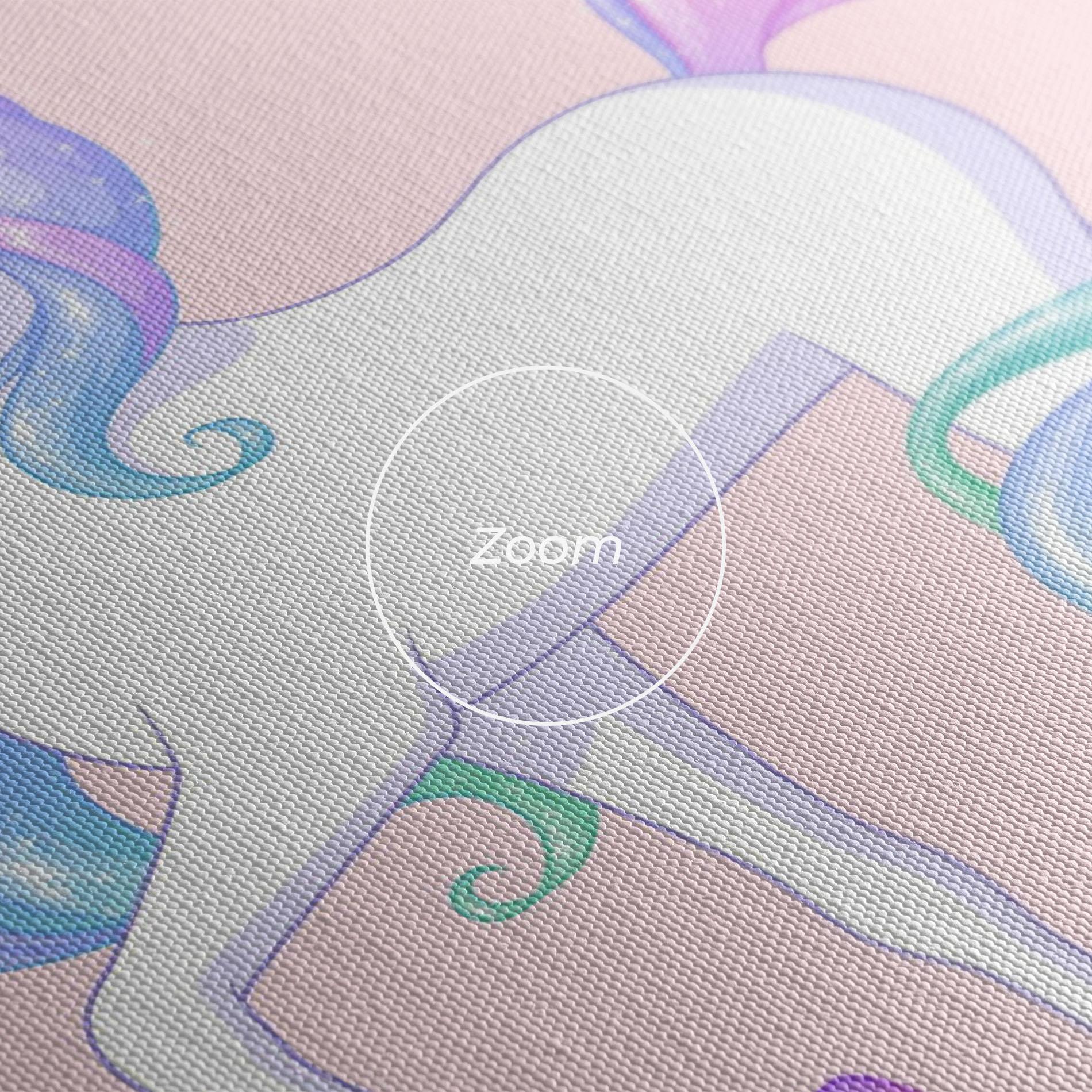 Leinwandbild Beautiful Unicorn mockup 3