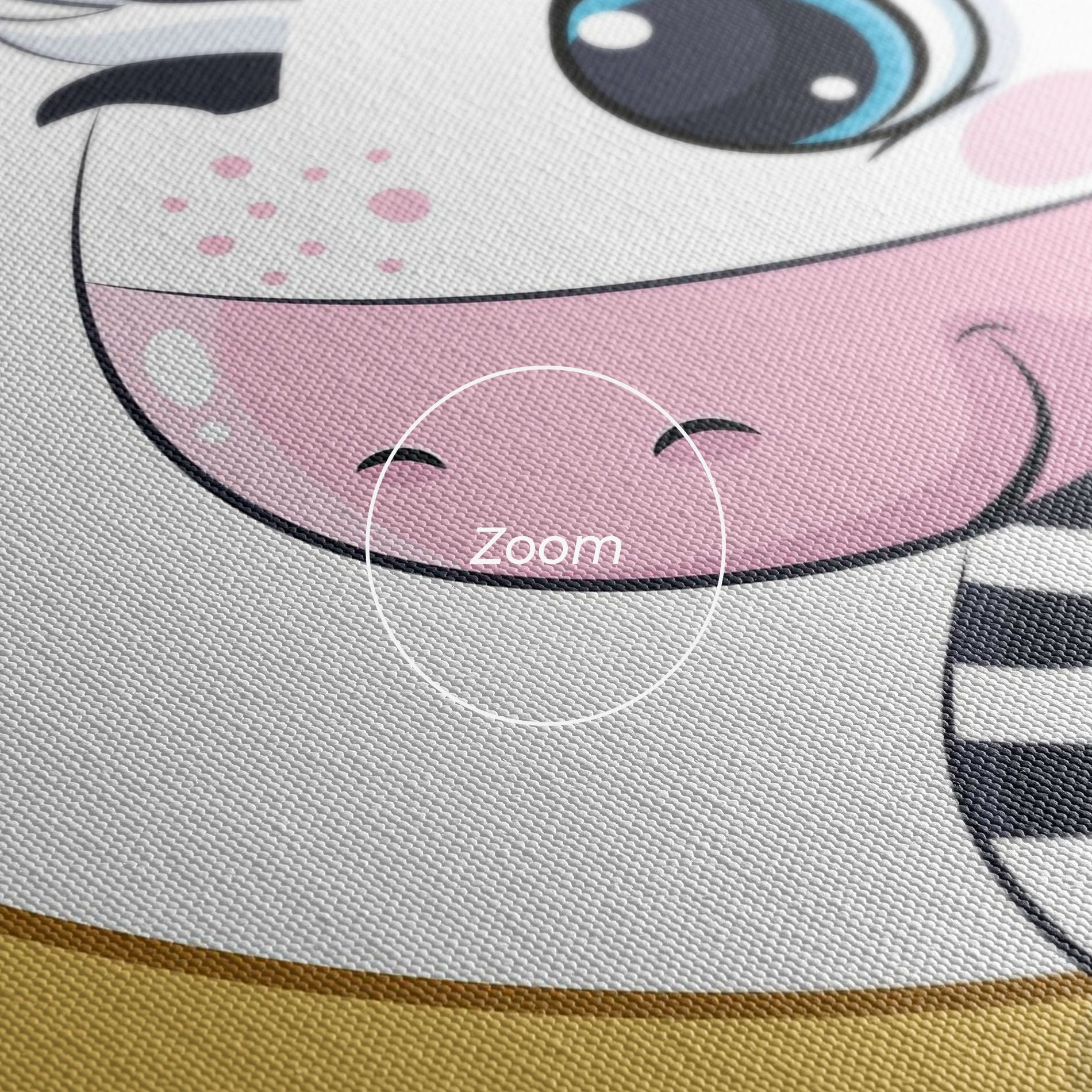 Cute Zebra Moon mockup 3