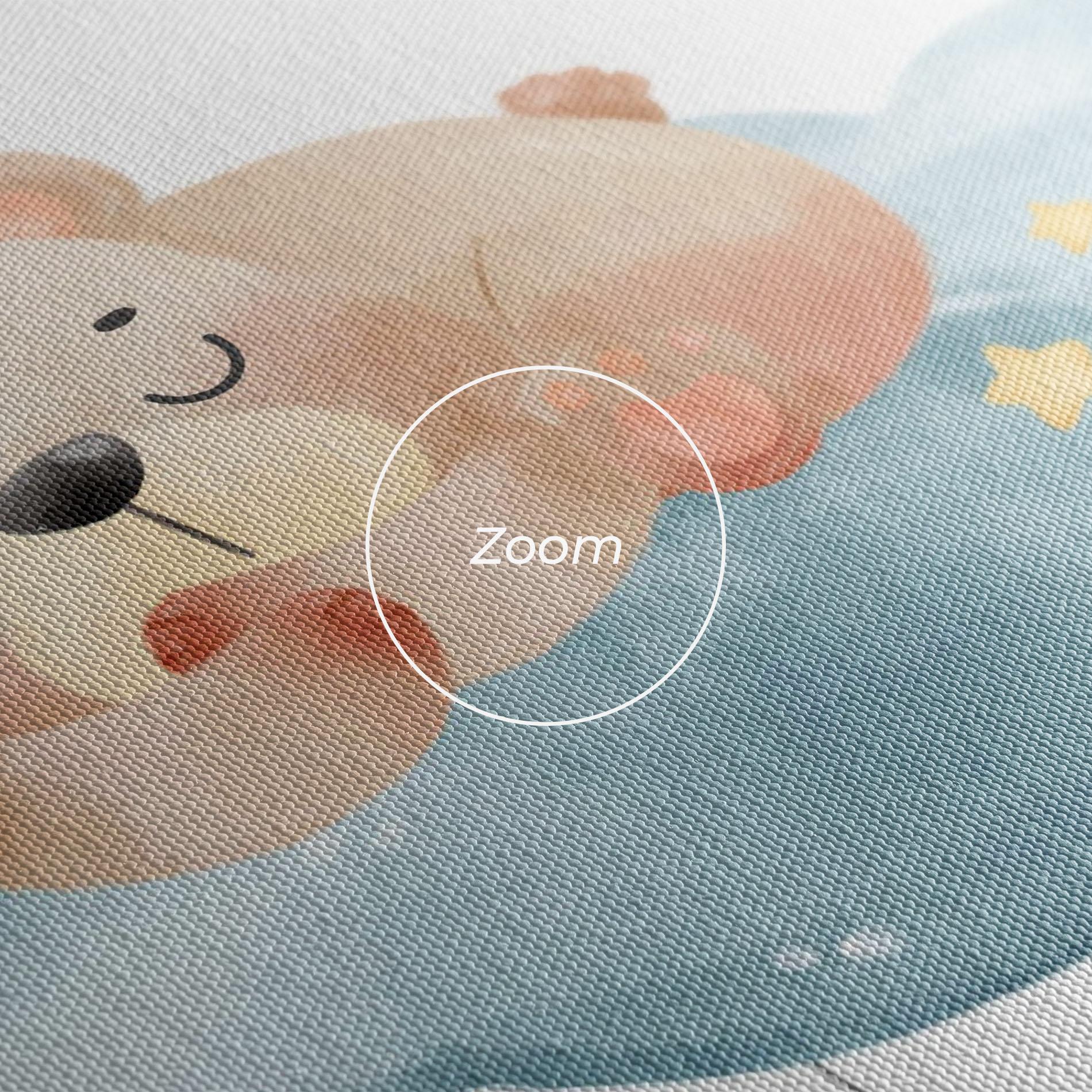 Leinwandbild Dream Sleepy Bear mockup 3
