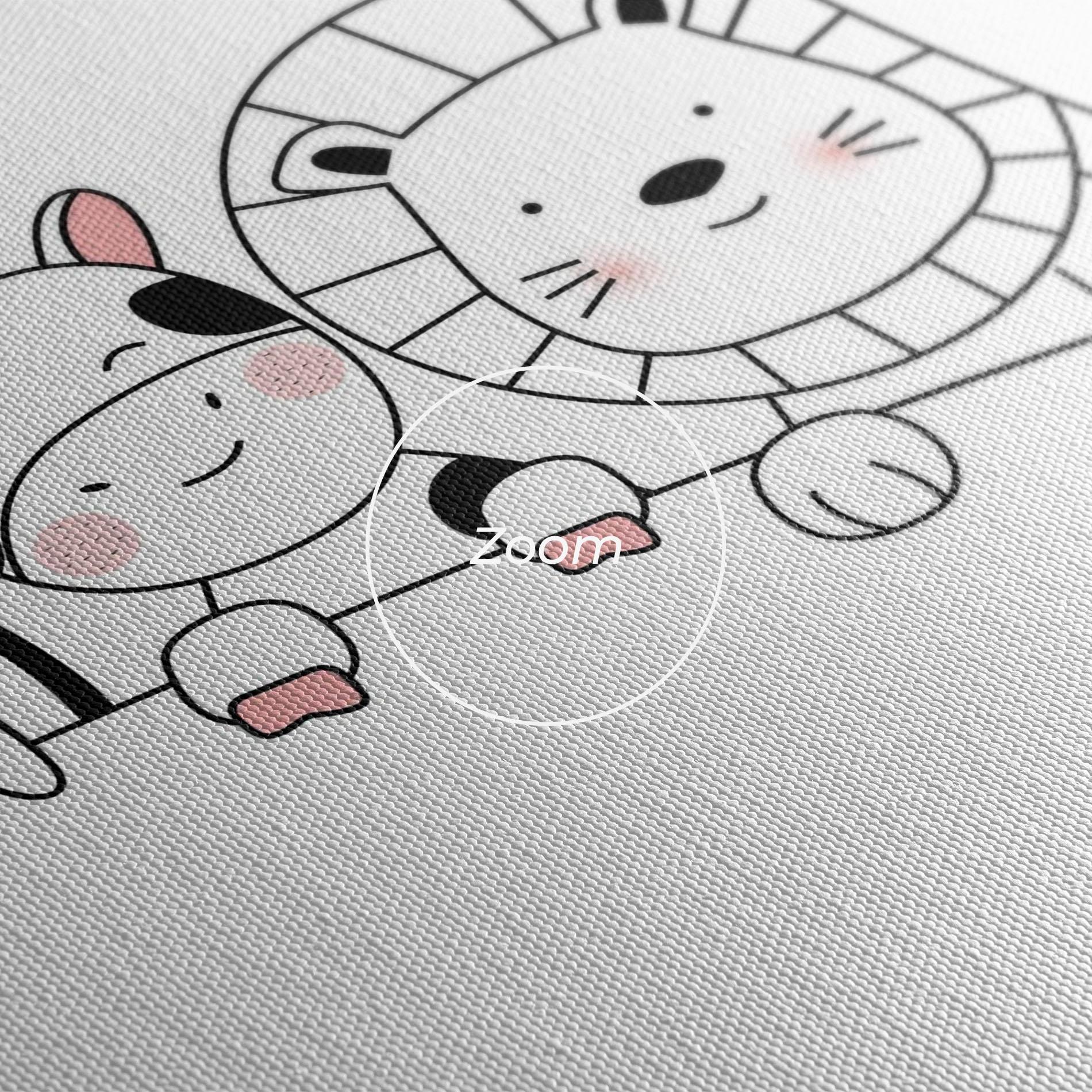 Leinwandbild Hello Baby mockup 3