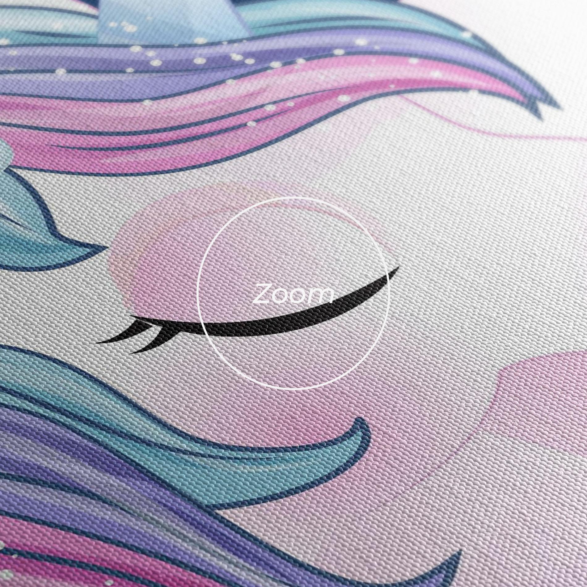 Leinwandbild Moon Unicorn mockup 3