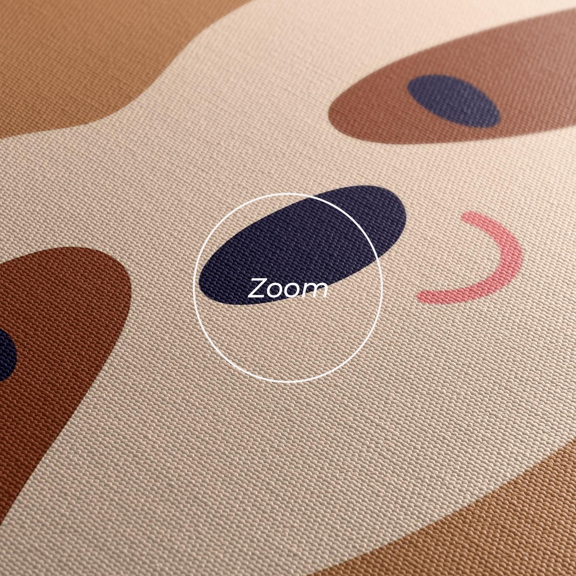 Leinwandbild Sloth Face Portrait mockup 3