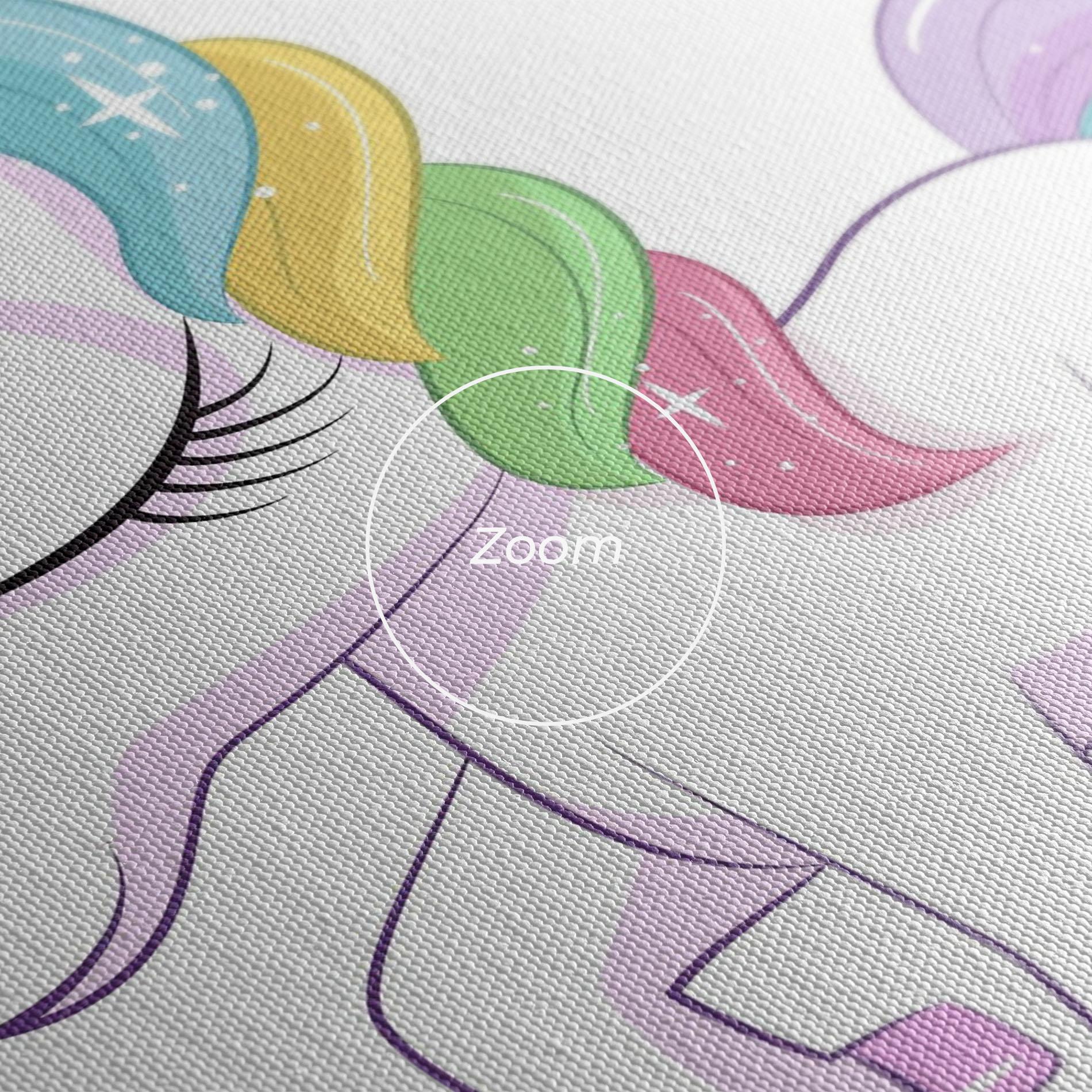 Leinwandbild Unicorn mockup 3