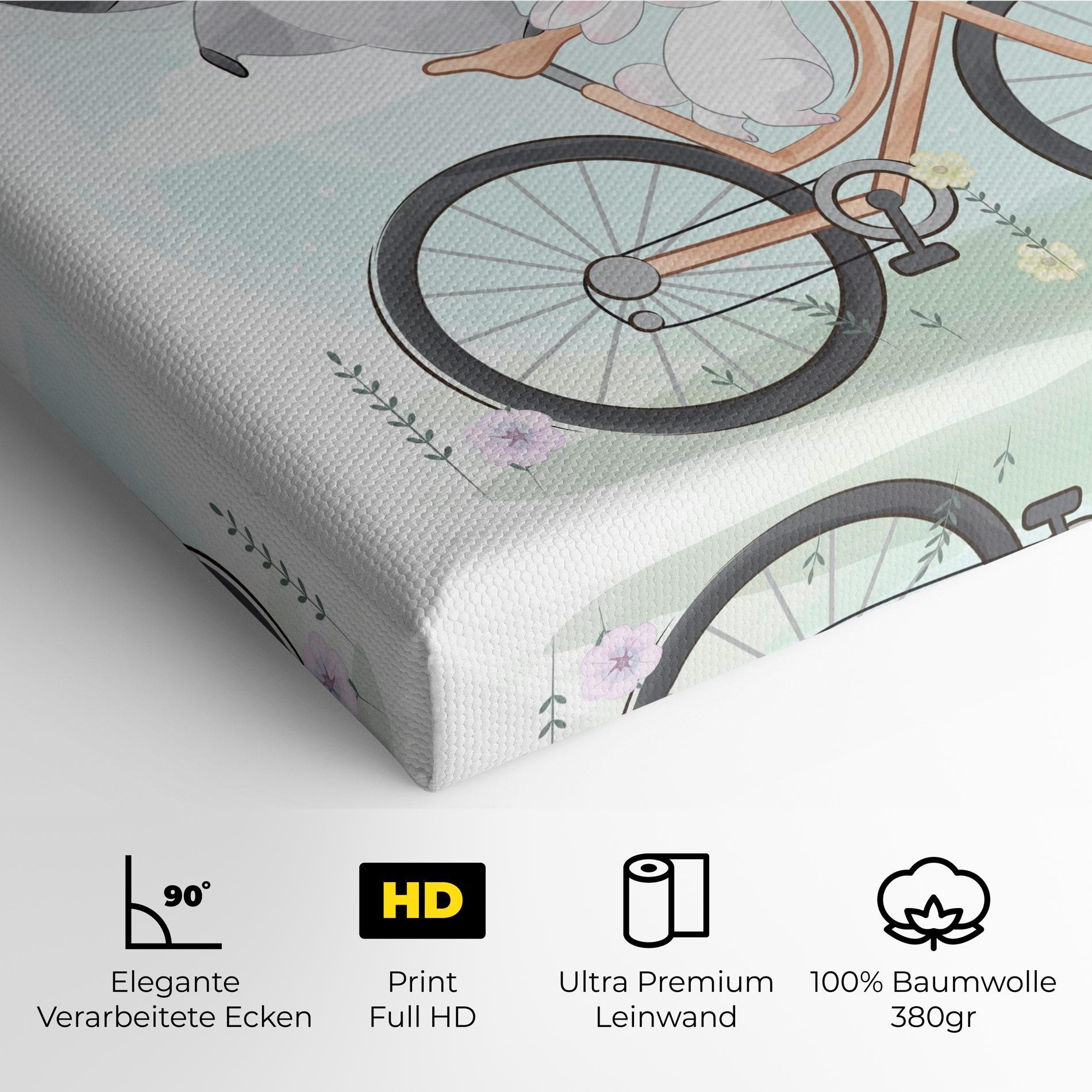 Leinwandbild Bike Ride Animal mockup 4