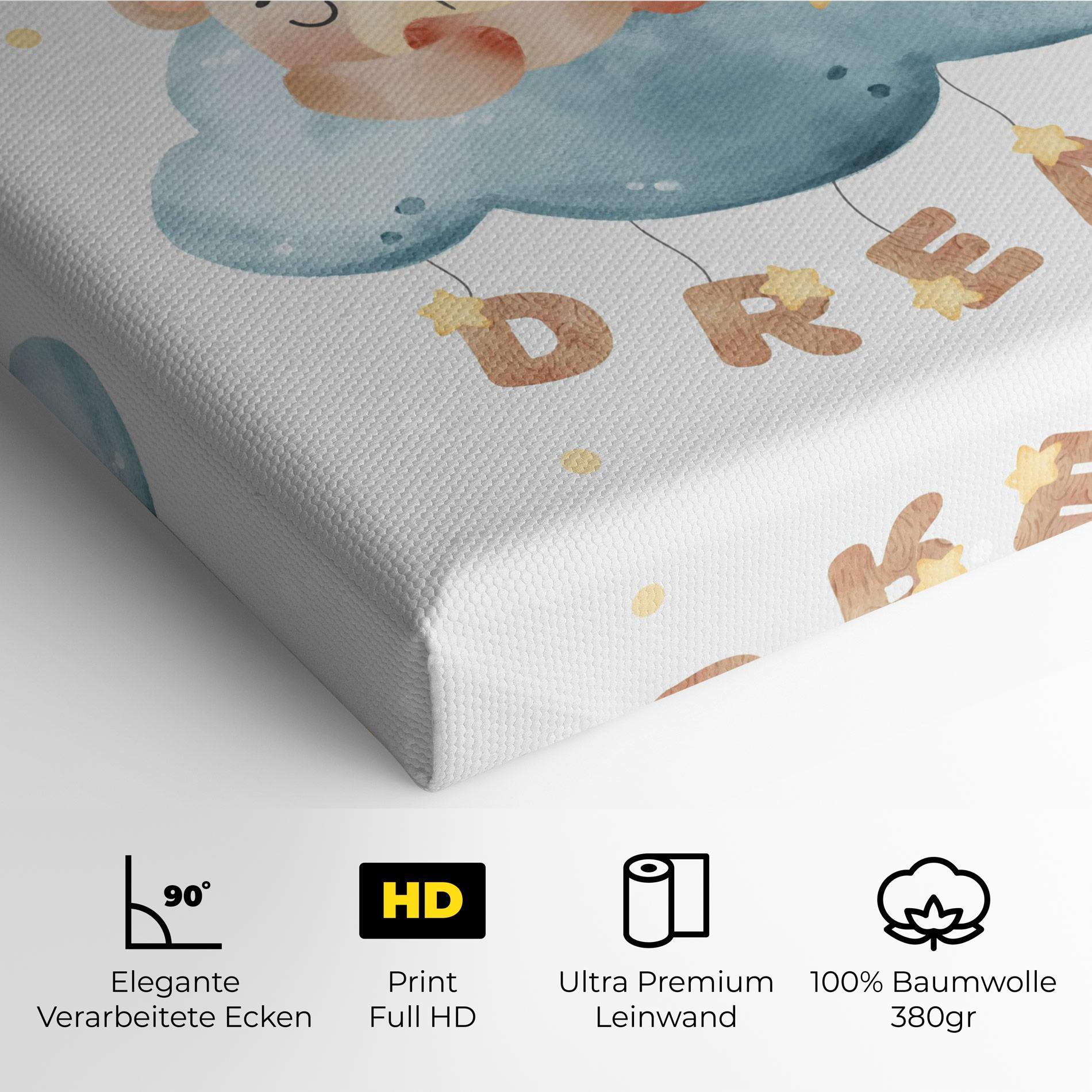 Leinwandbild Dream Sleepy Bear mockup 4