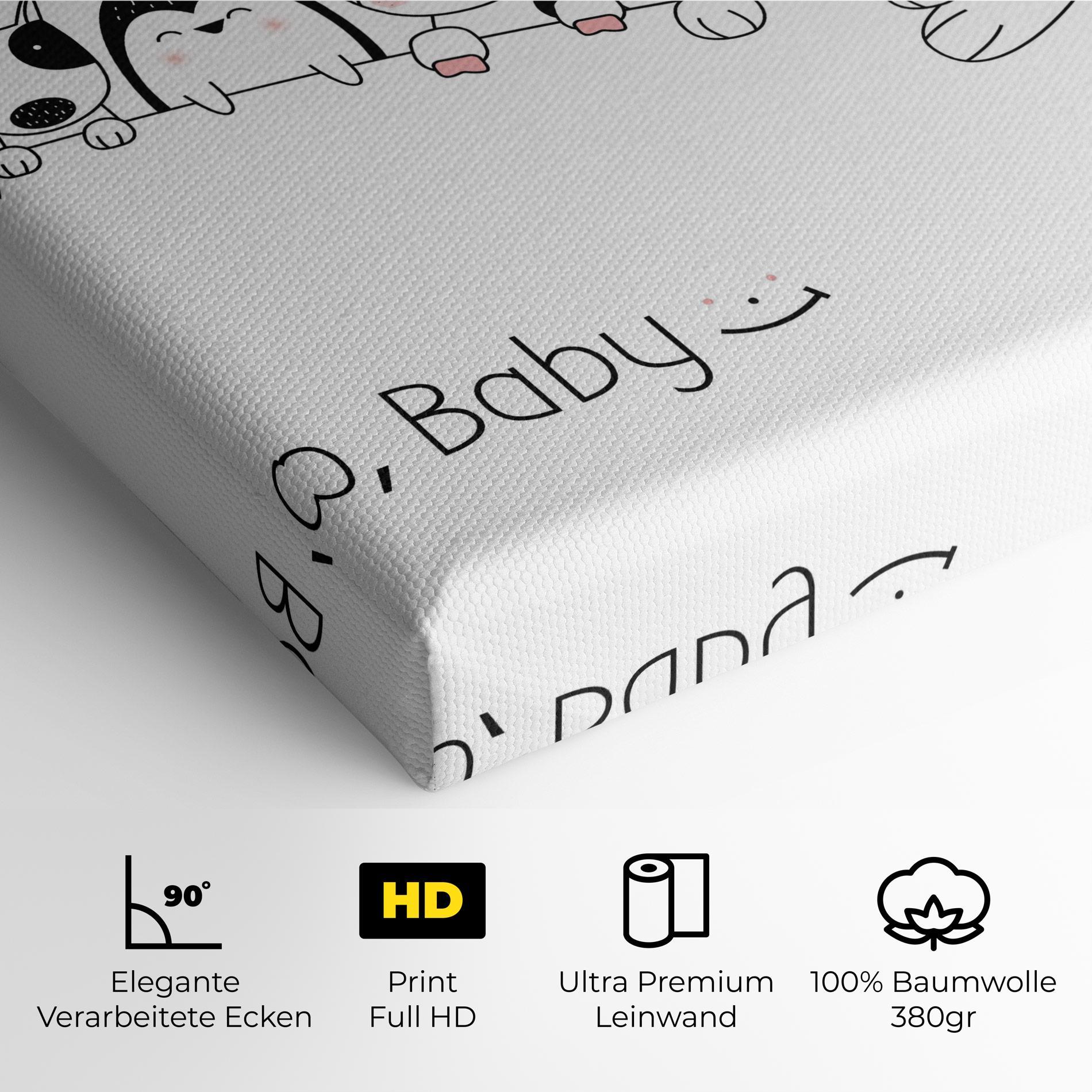 Leinwandbild Hello Baby mockup 4