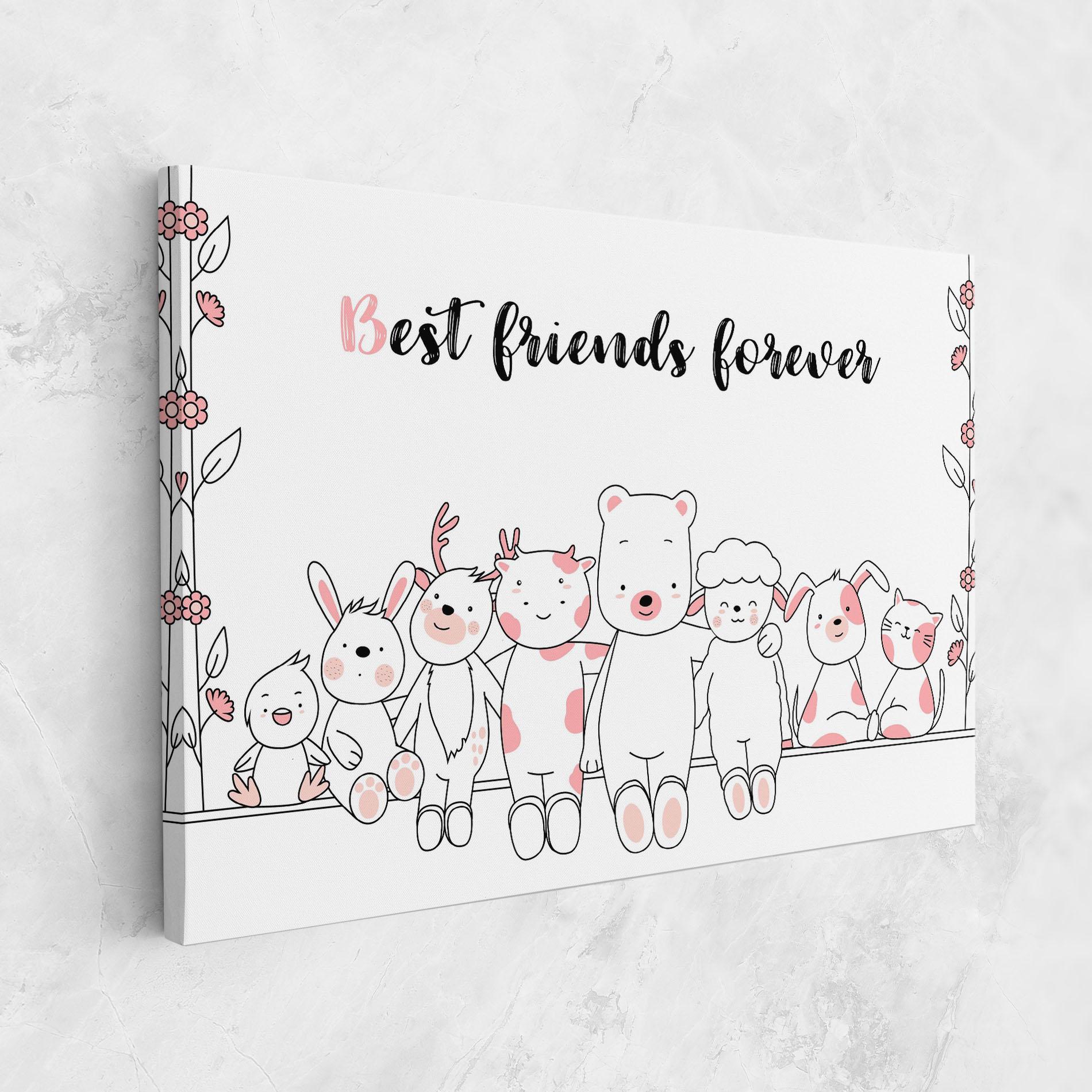 Leinwandbild Friends Forever mockup 1