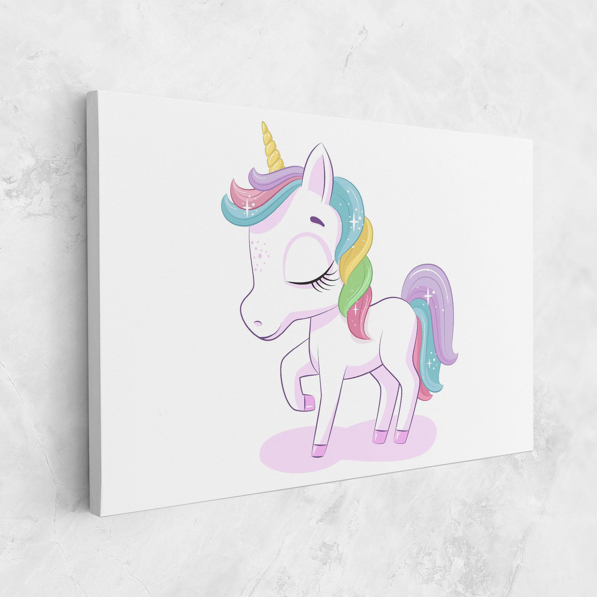 Leinwandbild Unicorn mockup 1