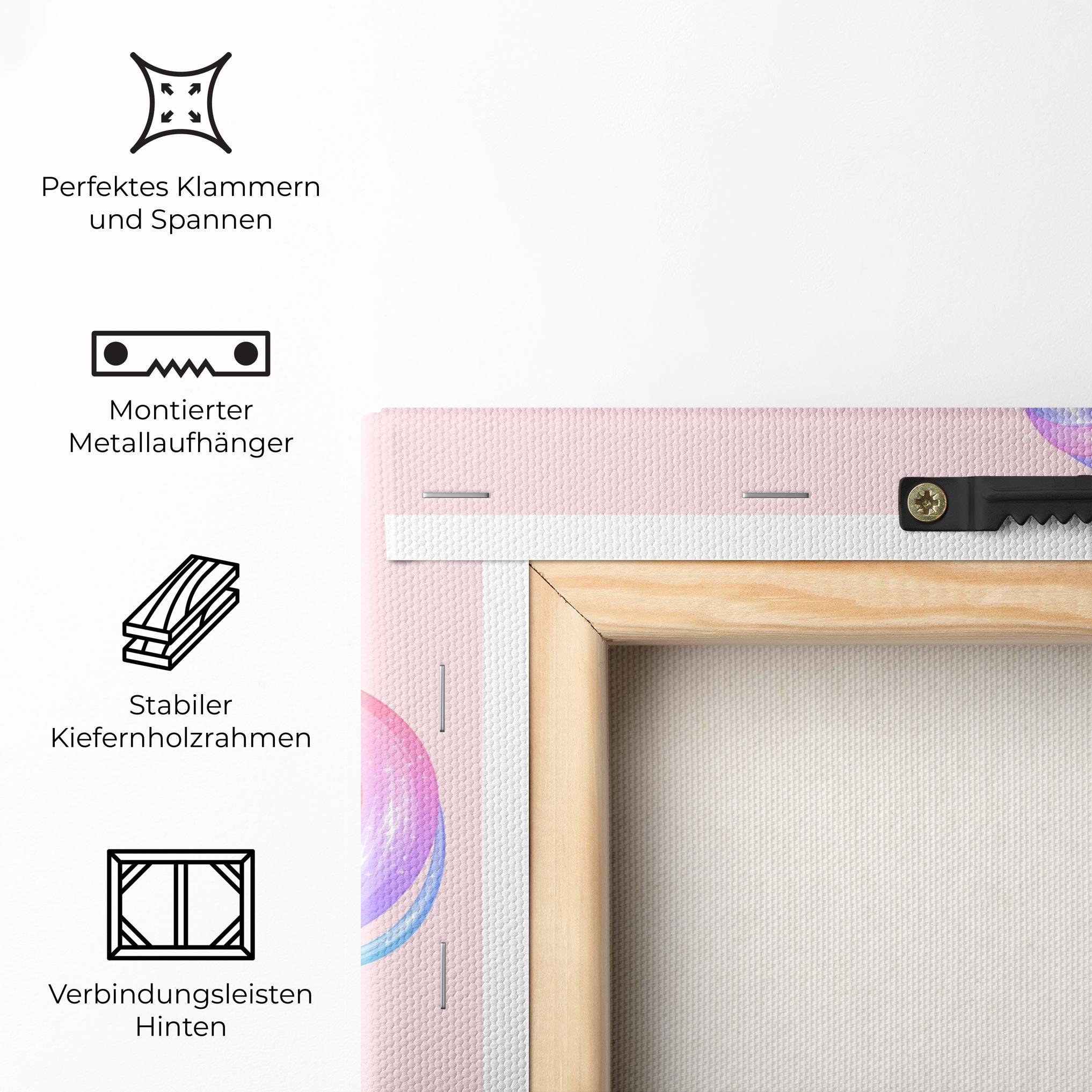 Leinwandbild Beautiful Unicorn mockup 5