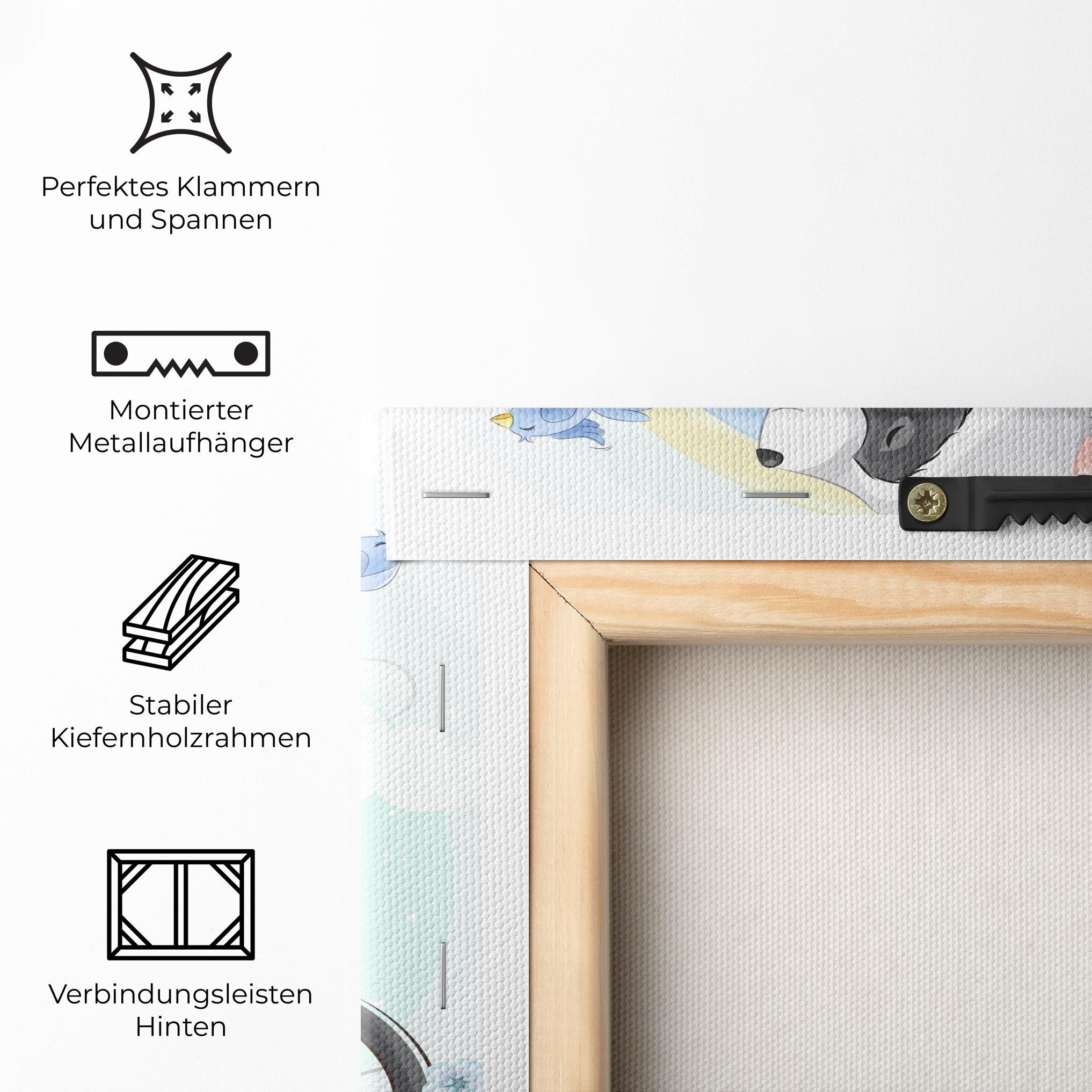 Leinwandbild Bike Ride Animal mockup 5