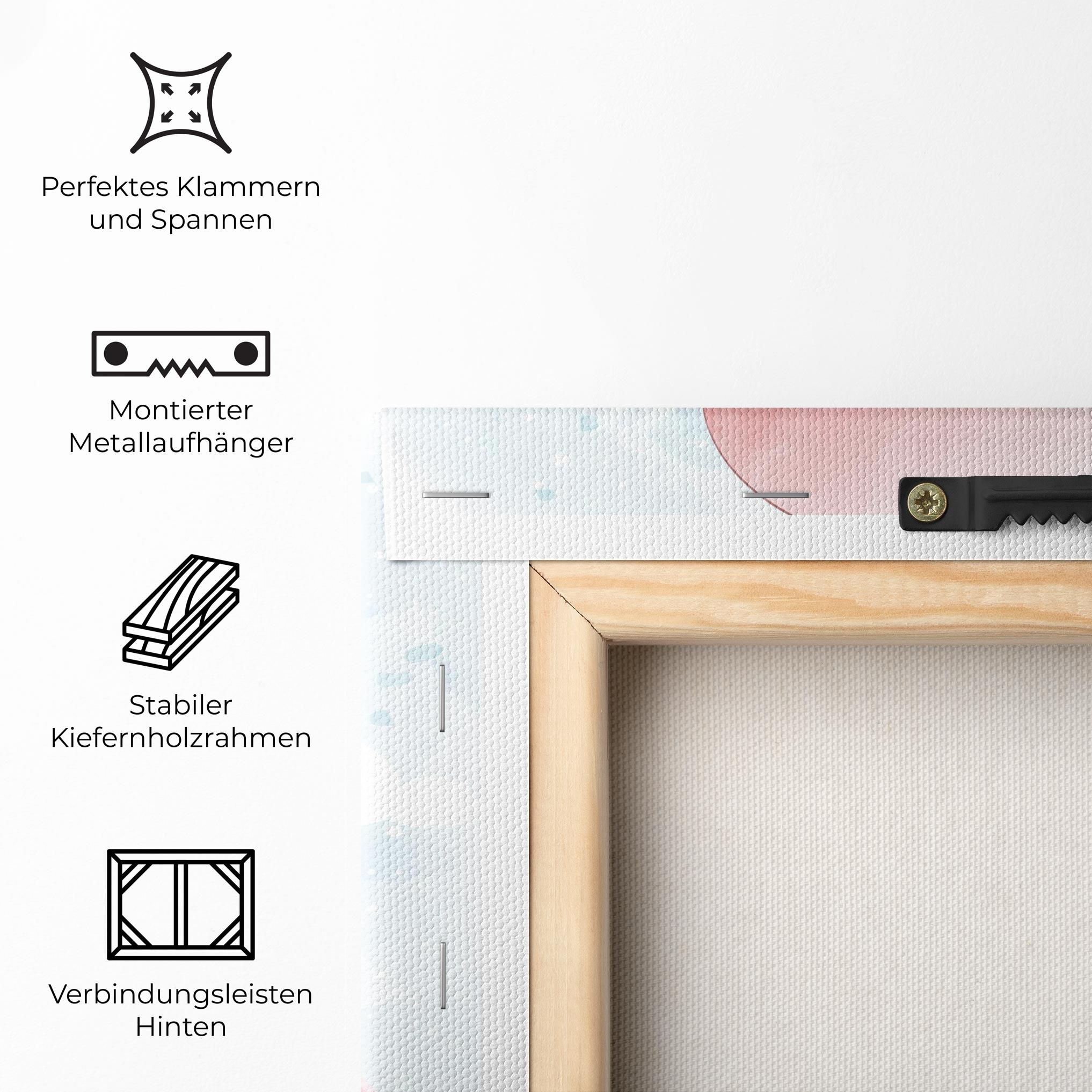 Rainbow Bunny Art mockup 5