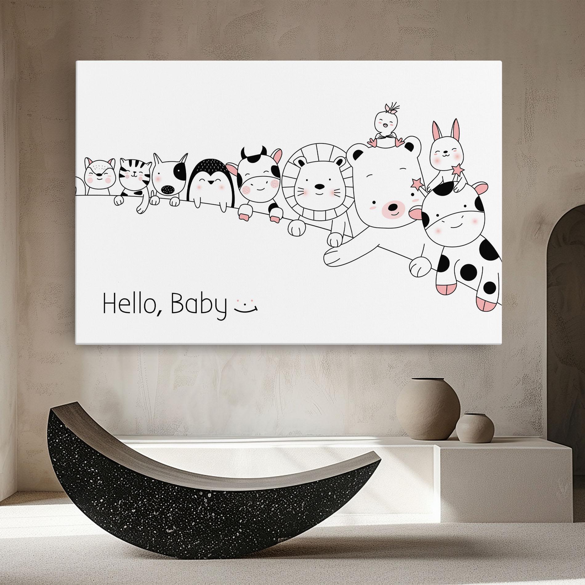 Leinwandbild Hello Baby mockup 8