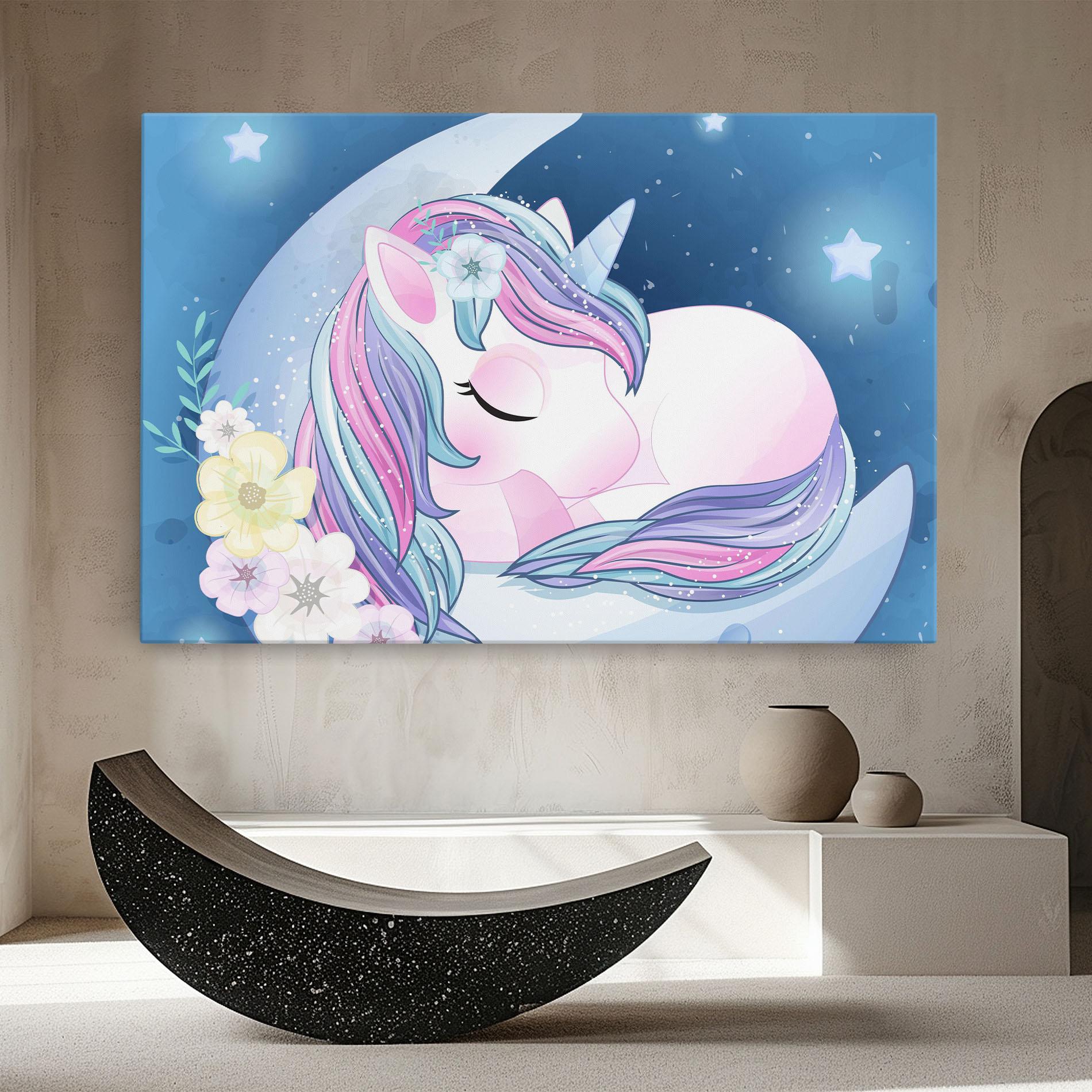 Leinwandbild Moon Unicorn mockup 8