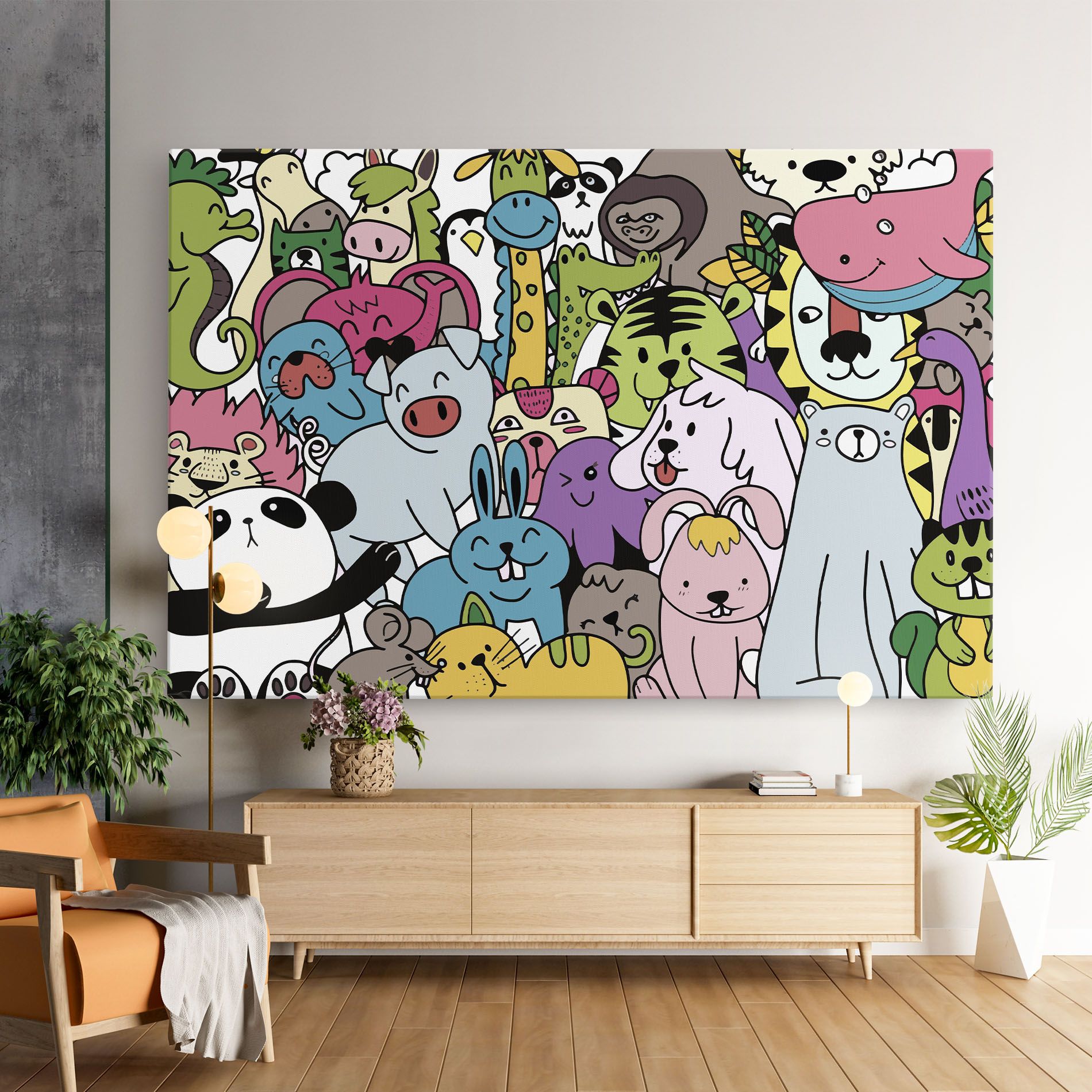 Animals Cartoon mockup 9