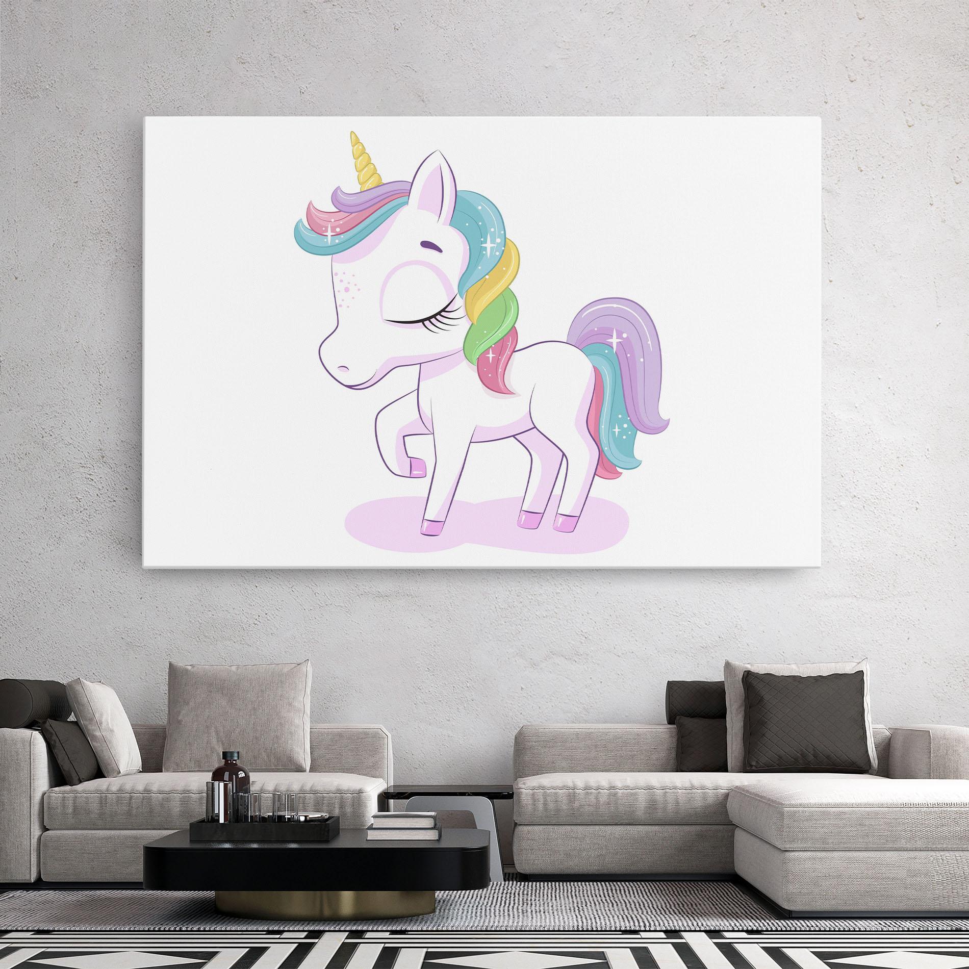 Leinwandbild Unicorn mockup 2