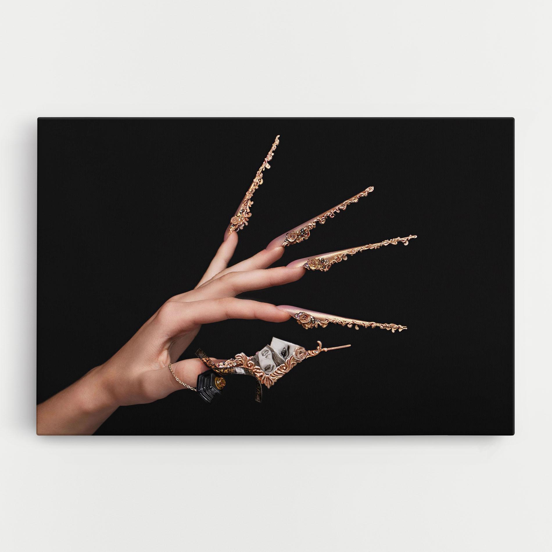 Leinwandbild Creative Manicure mockup 0