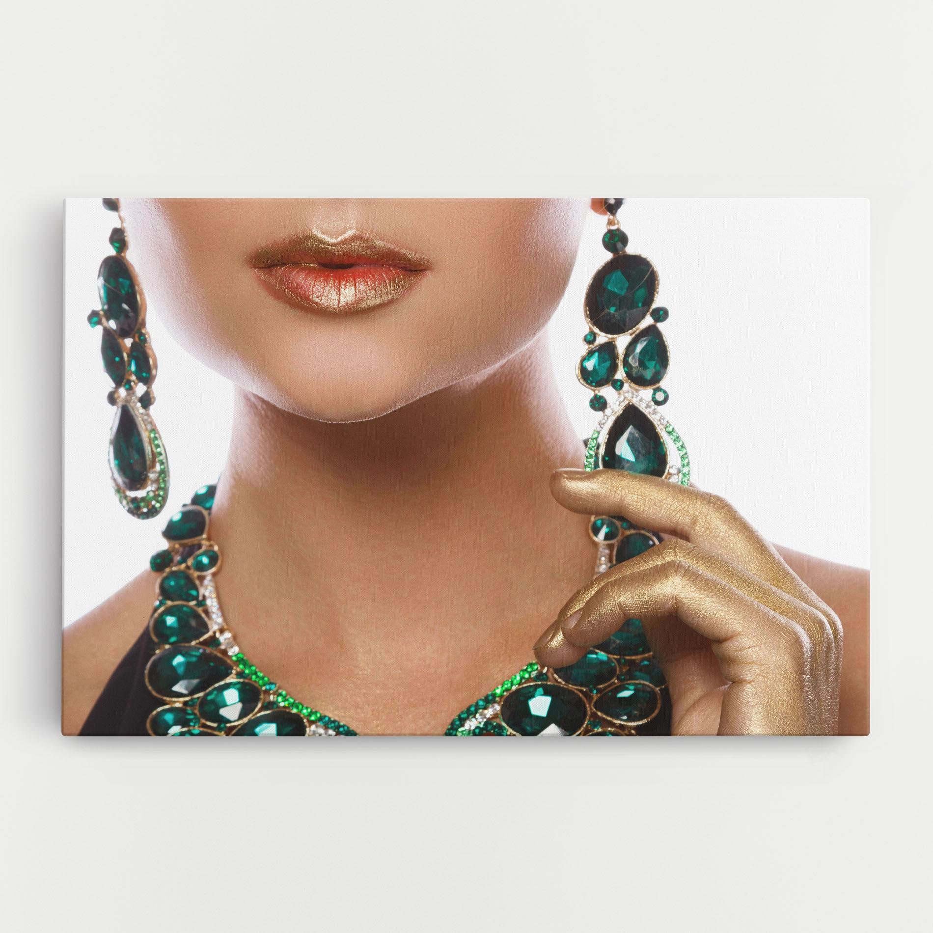 Leinwandbild Green Accessory mockup 0