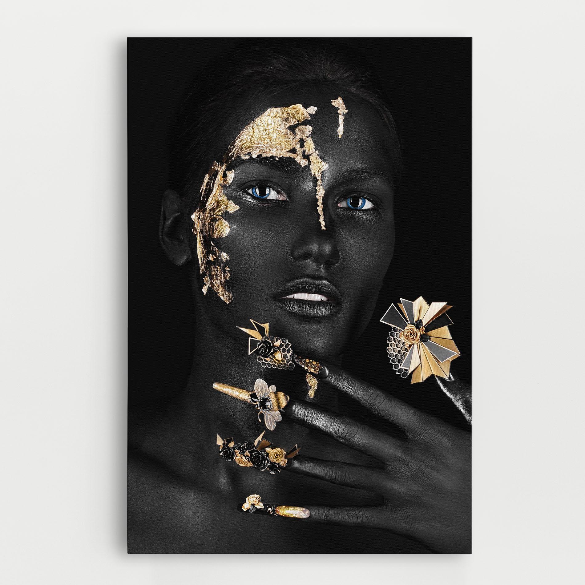 Leinwandbild Black Art Makeup mockup 0