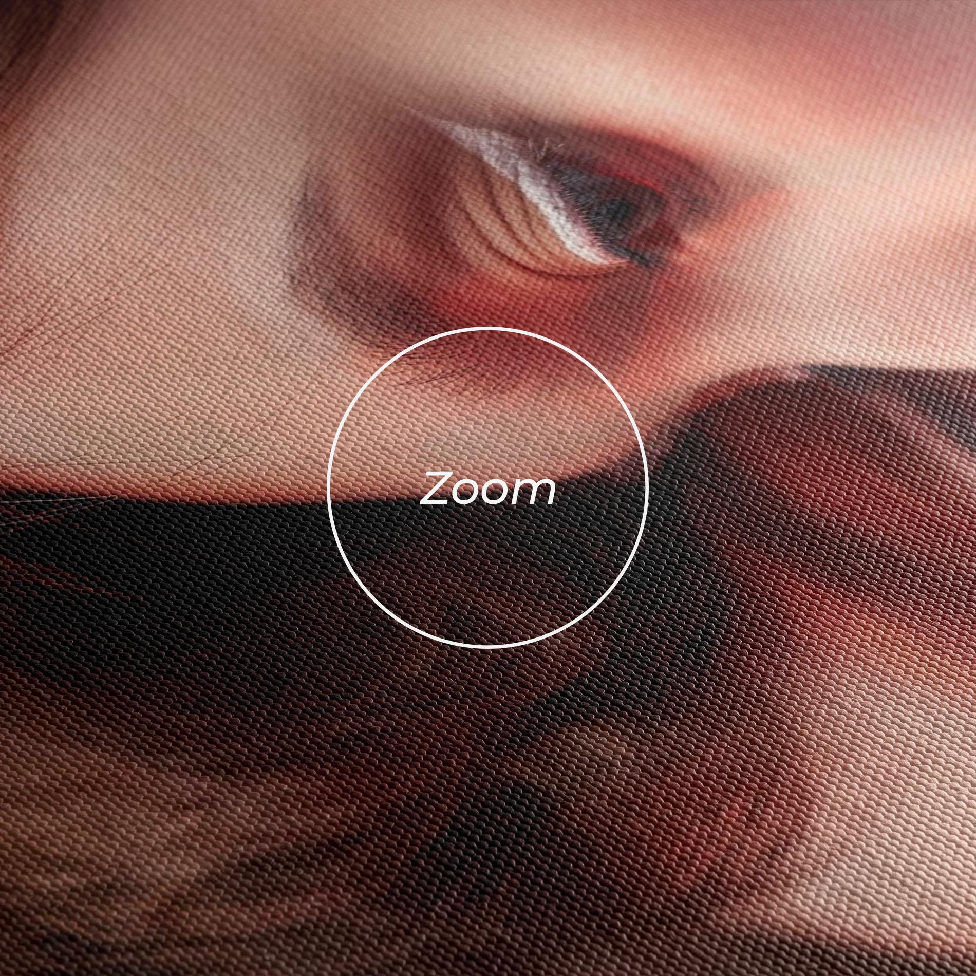 Leinwandbild Big Diamond Hand mockup 3