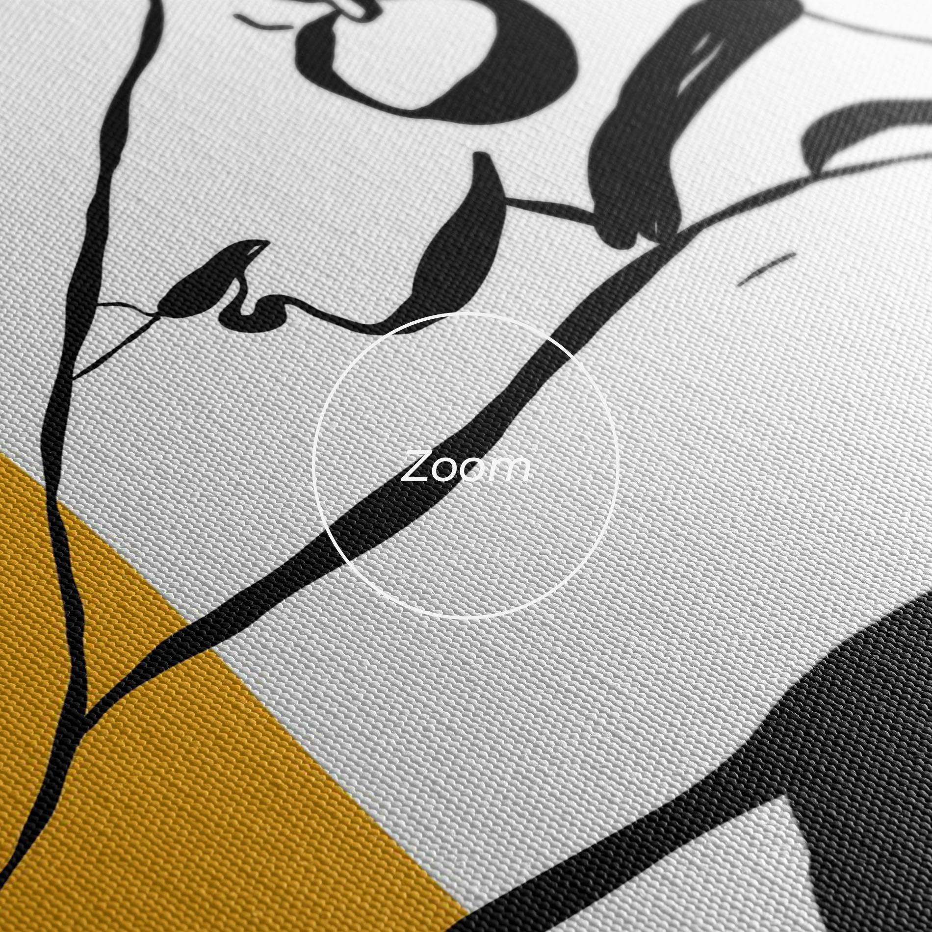 Leinwandbild Big Earring mockup 3