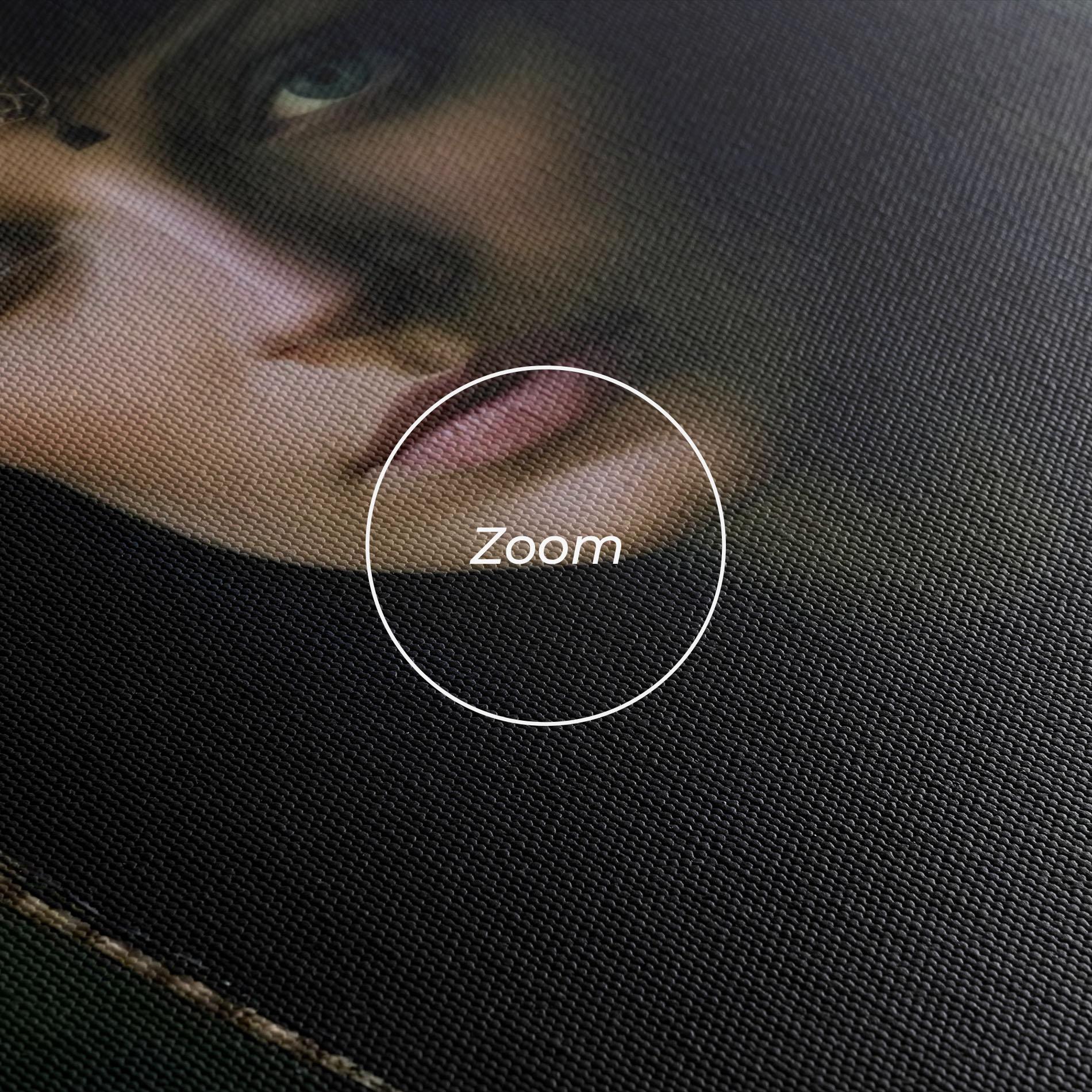 Leinwandbild Gold Headpiece mockup 3