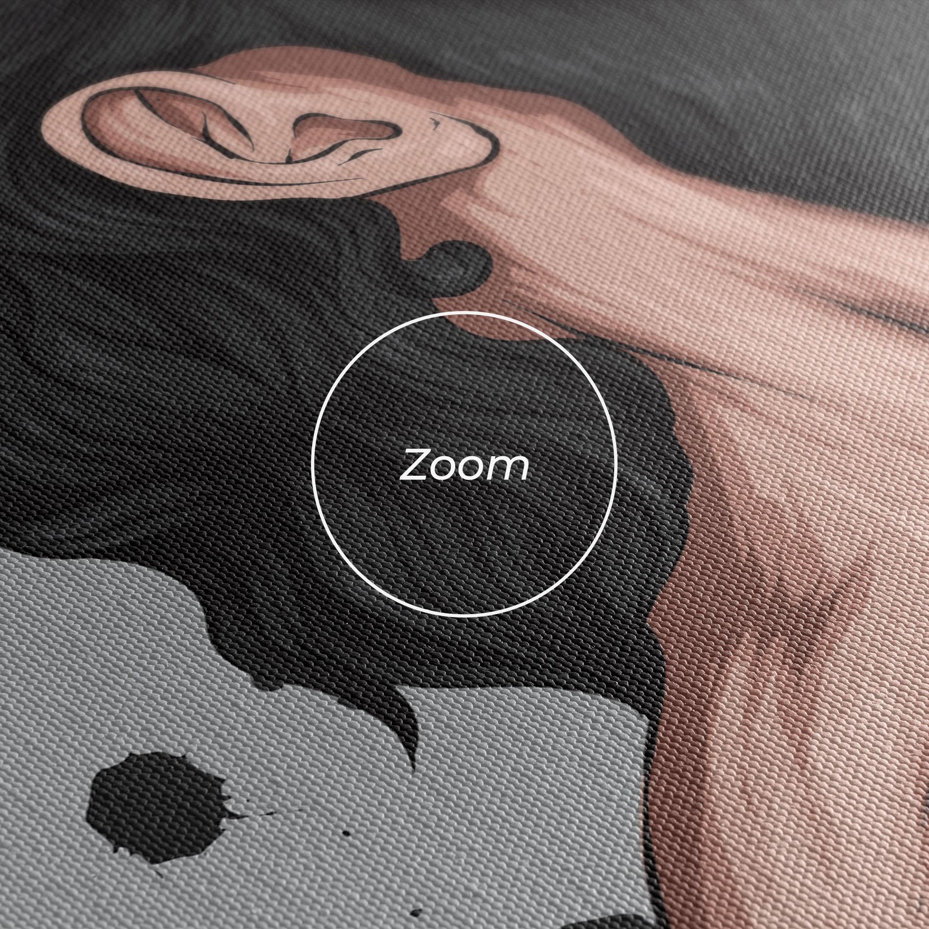 Leinwandbild Male With Crown mockup 3