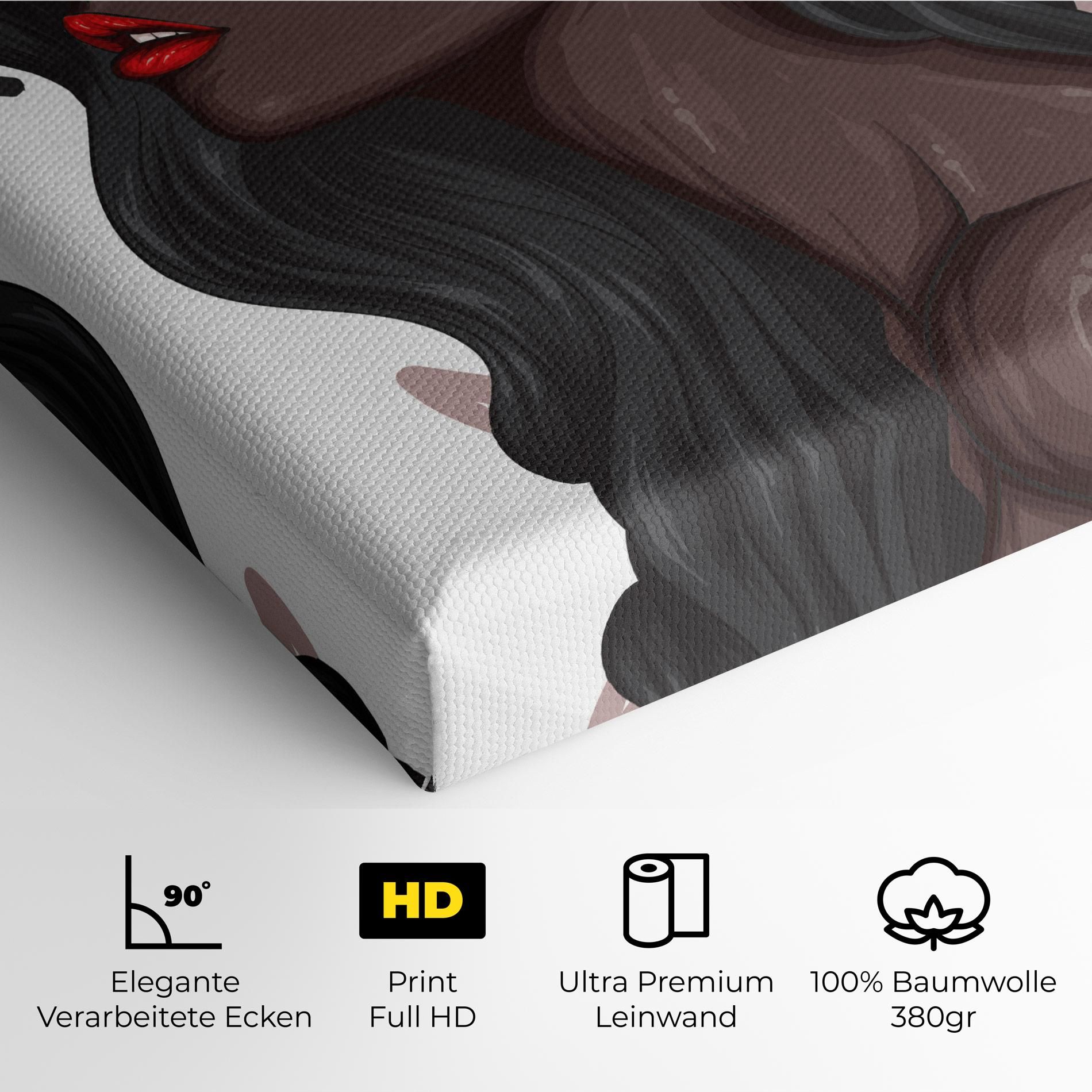 Black Woman With Crown mockup 4