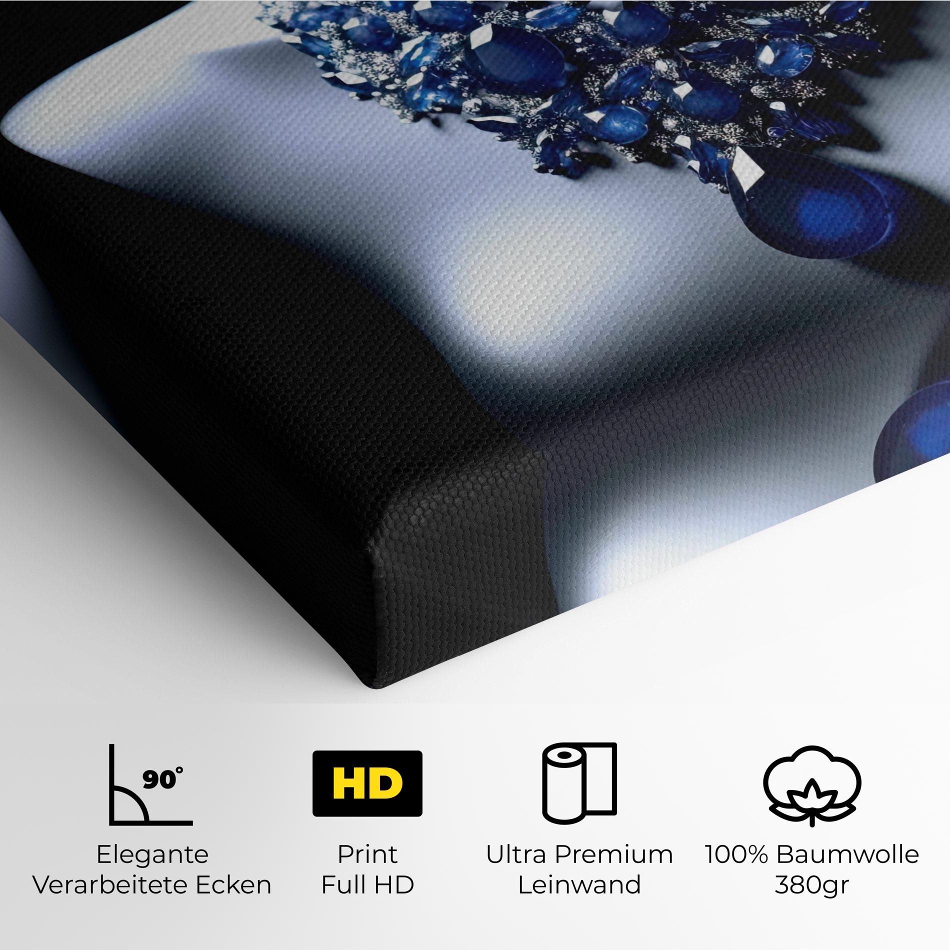 Blue Diamonds Necklace mockup 4