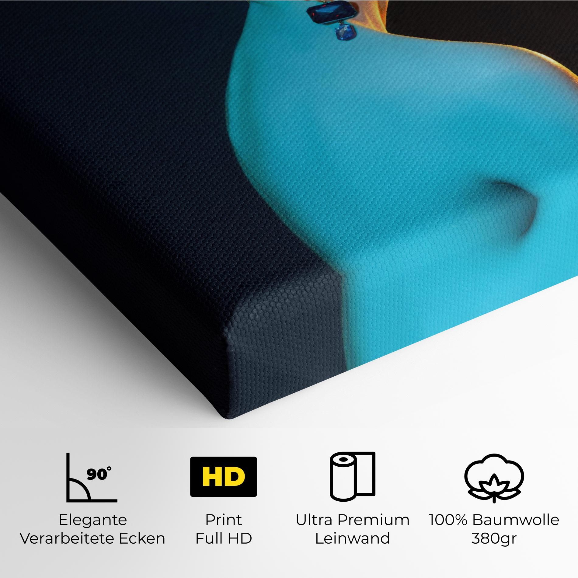 Blue Light Earring mockup 4