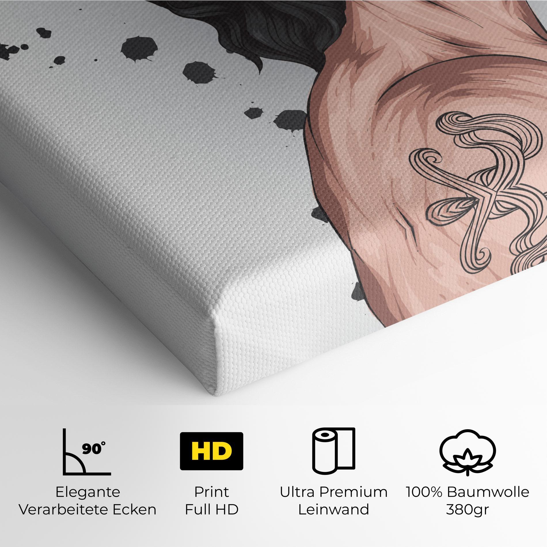 Leinwandbild Male With Crown mockup 4