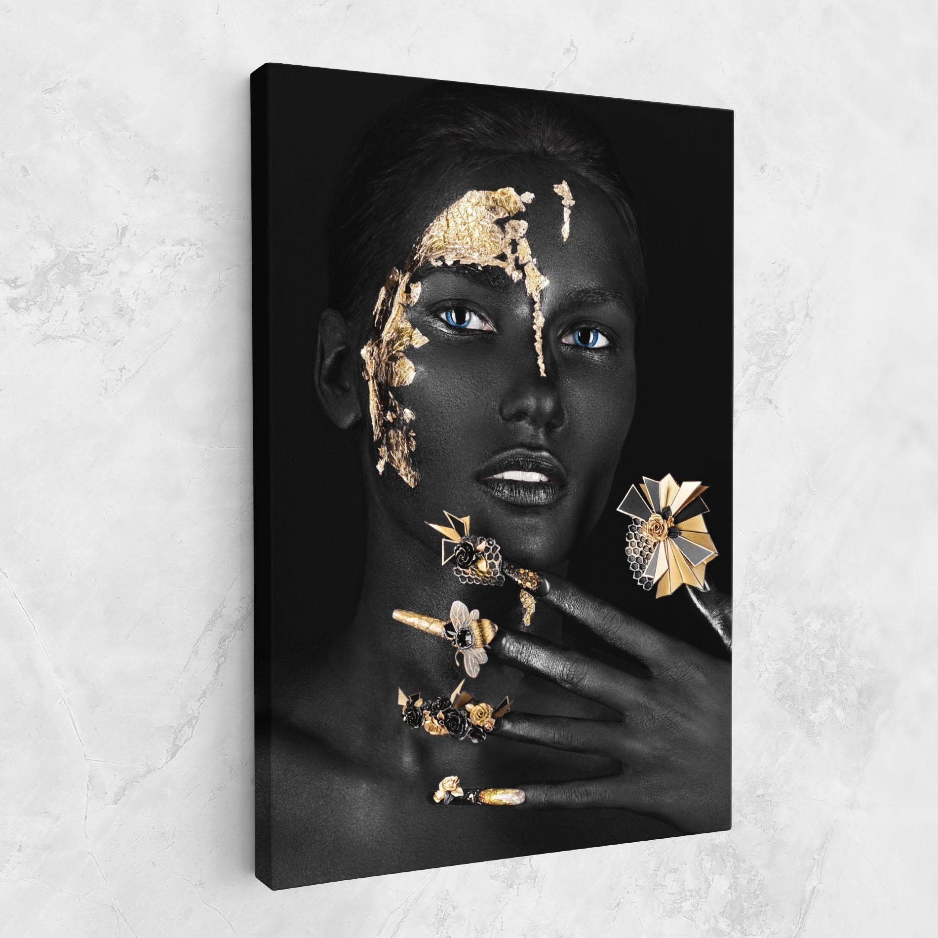 Leinwandbild Black Art Makeup mockup 1