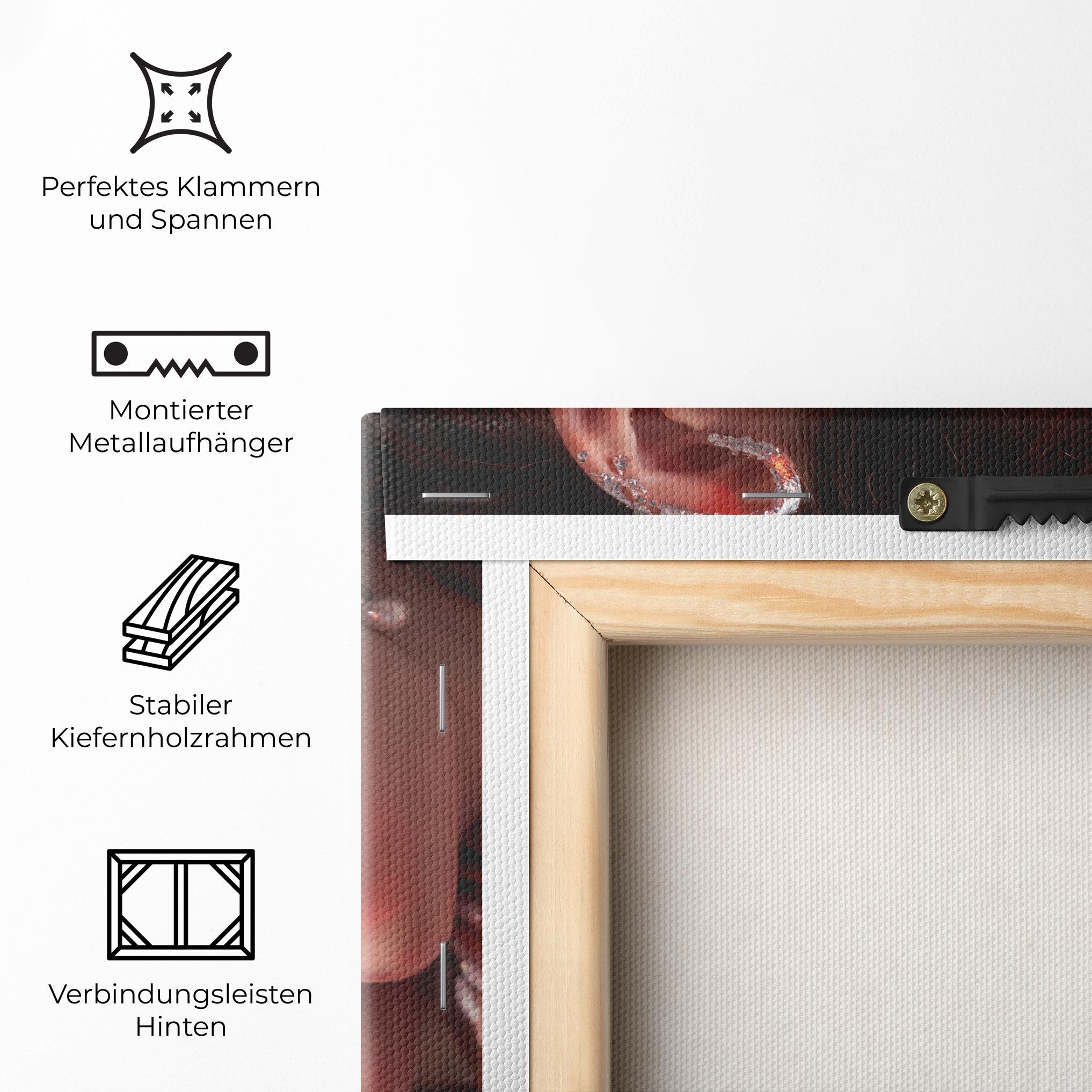 Leinwandbild Big Diamond Hand mockup 5