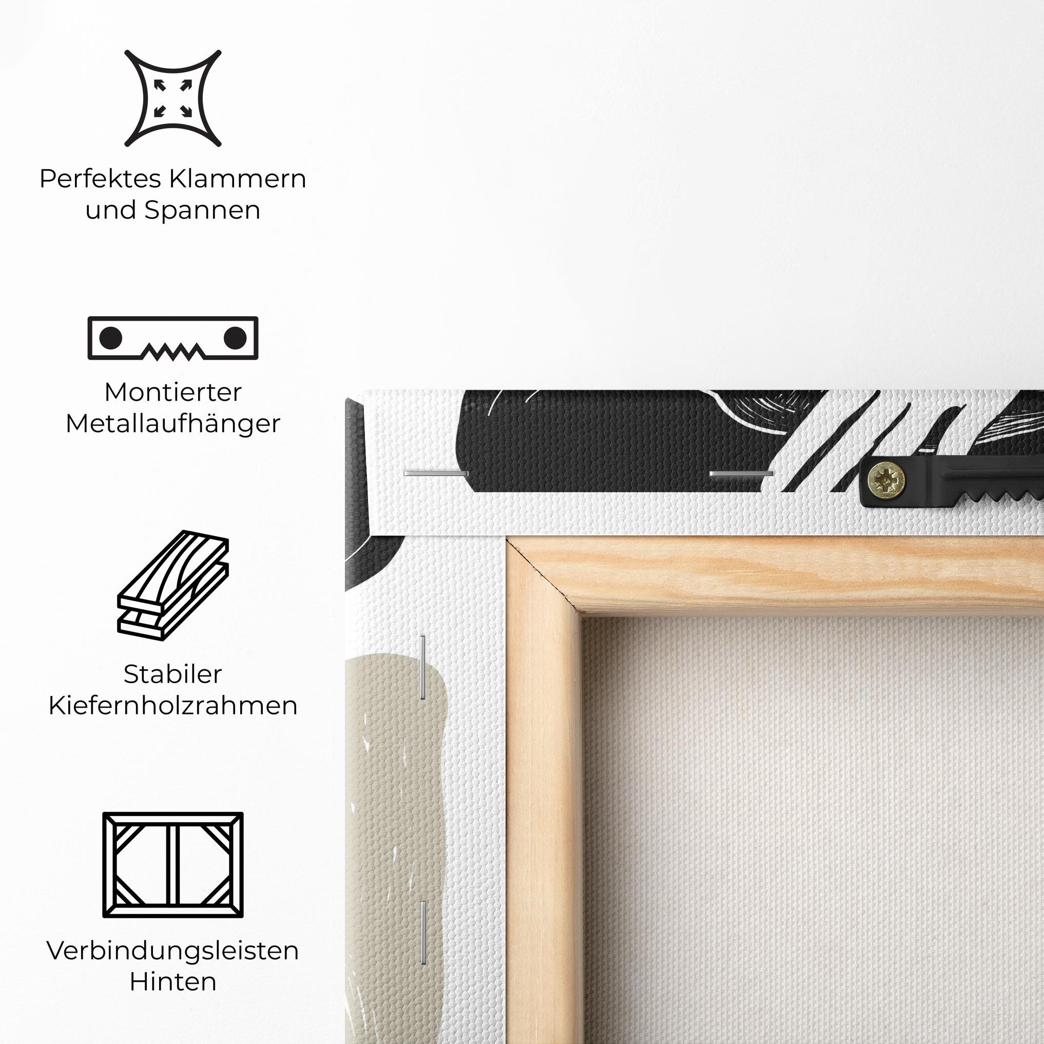 Leinwandbild Big Earring mockup 5