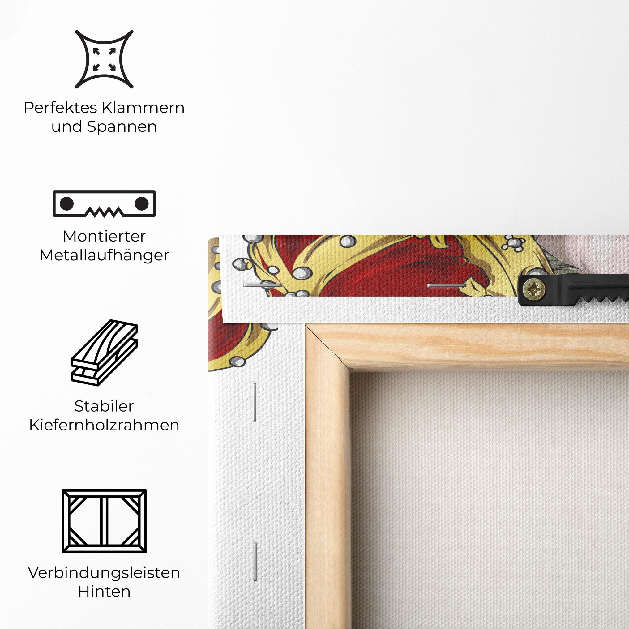 Leinwandbild Big Red Crown mockup 5