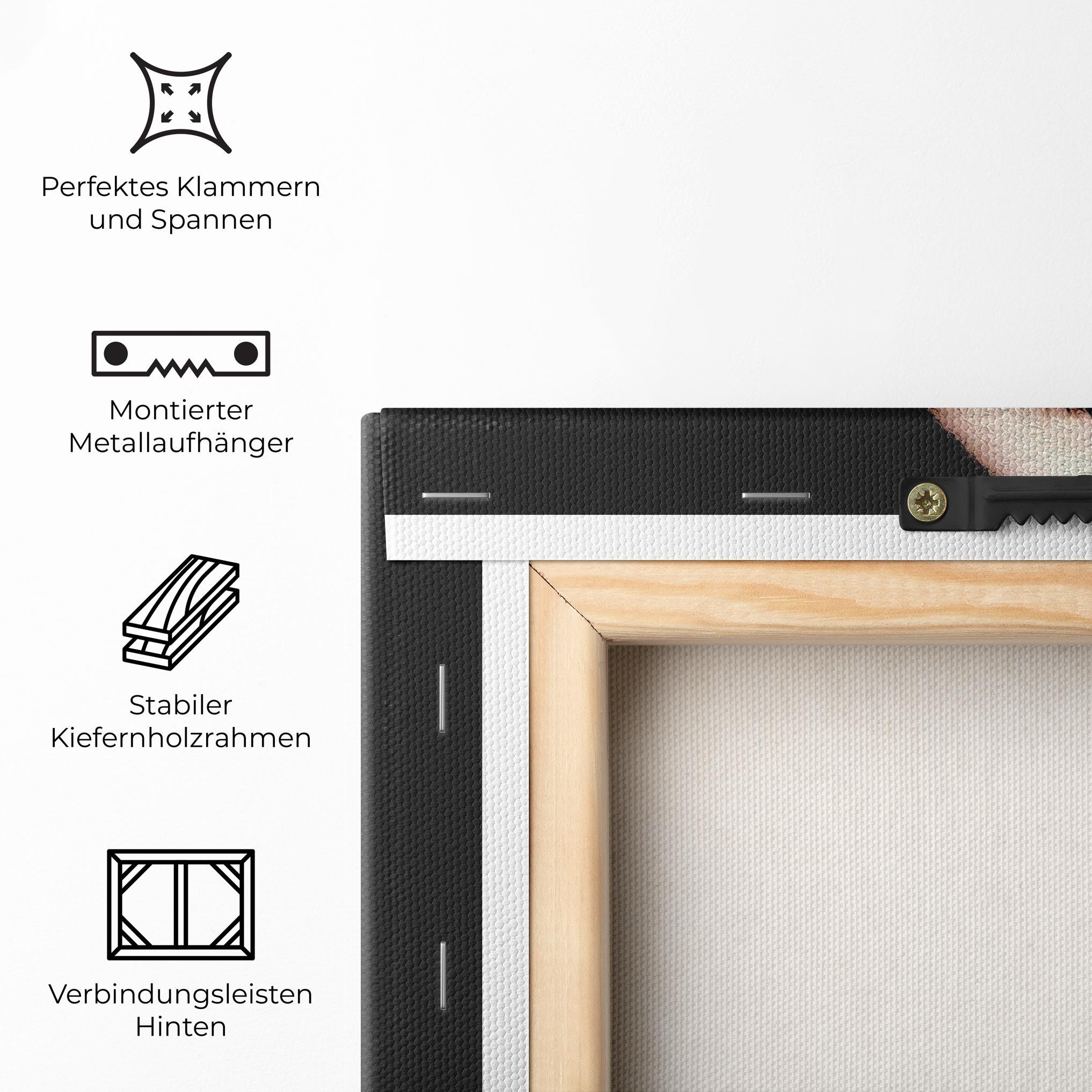 Leinwandbild Gold Necklace mockup 5