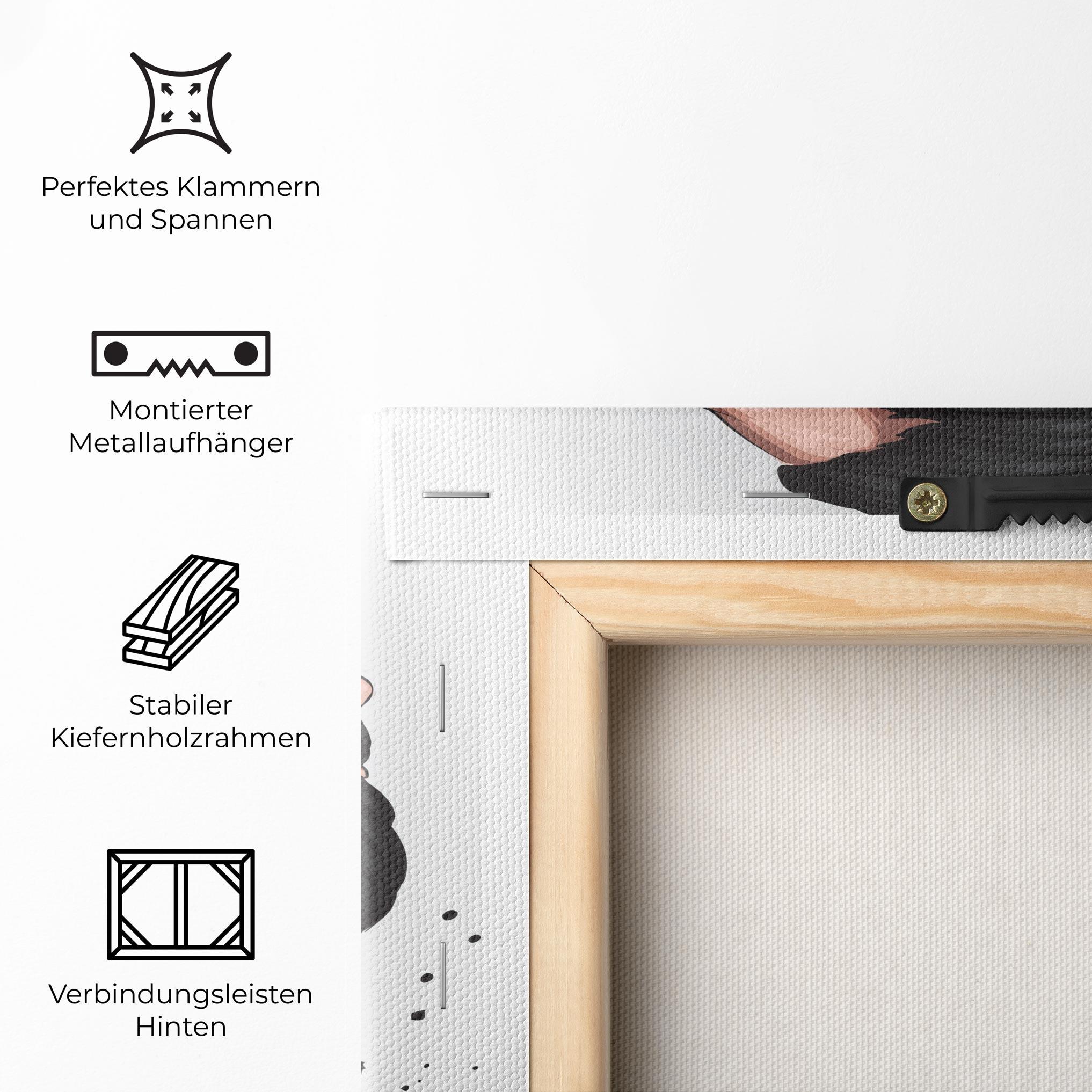 Leinwandbild Male With Crown mockup 5