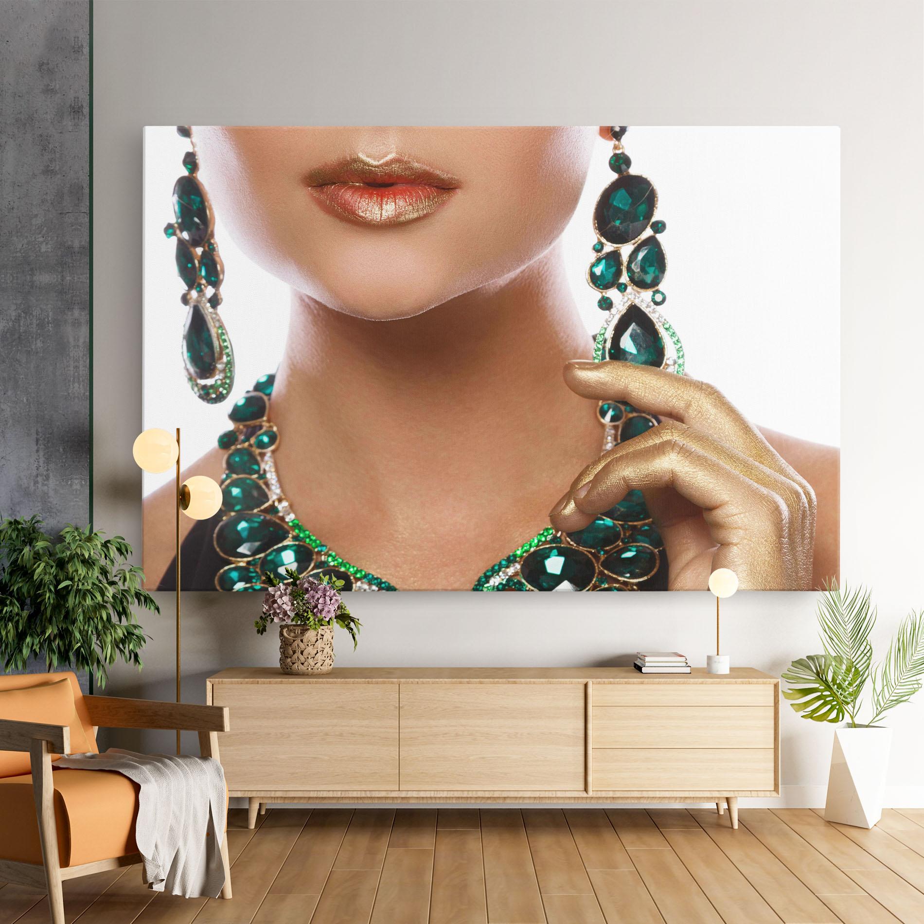 Leinwandbild Green Accessory mockup 9