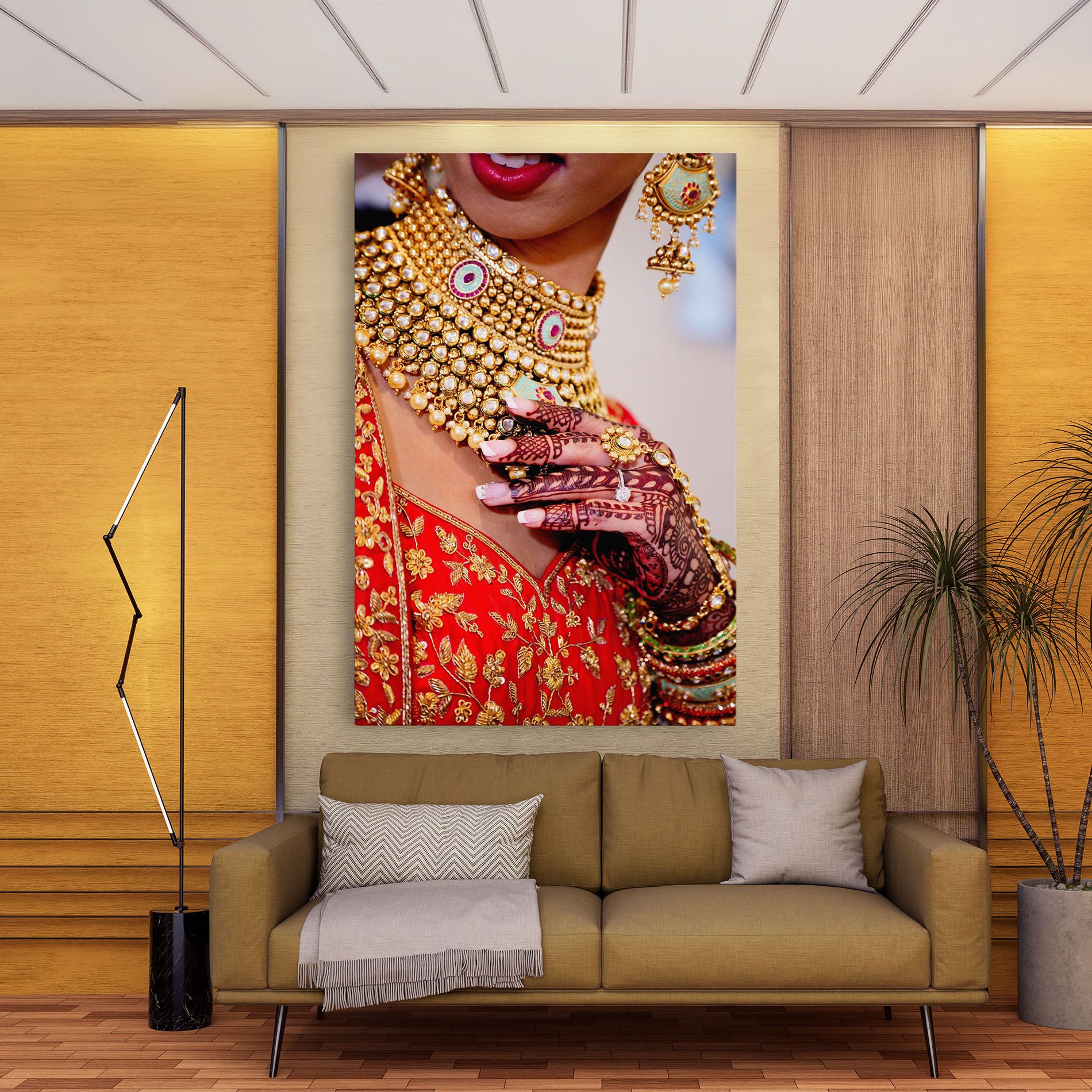 Gold Beautiful Jewelry mockup 9