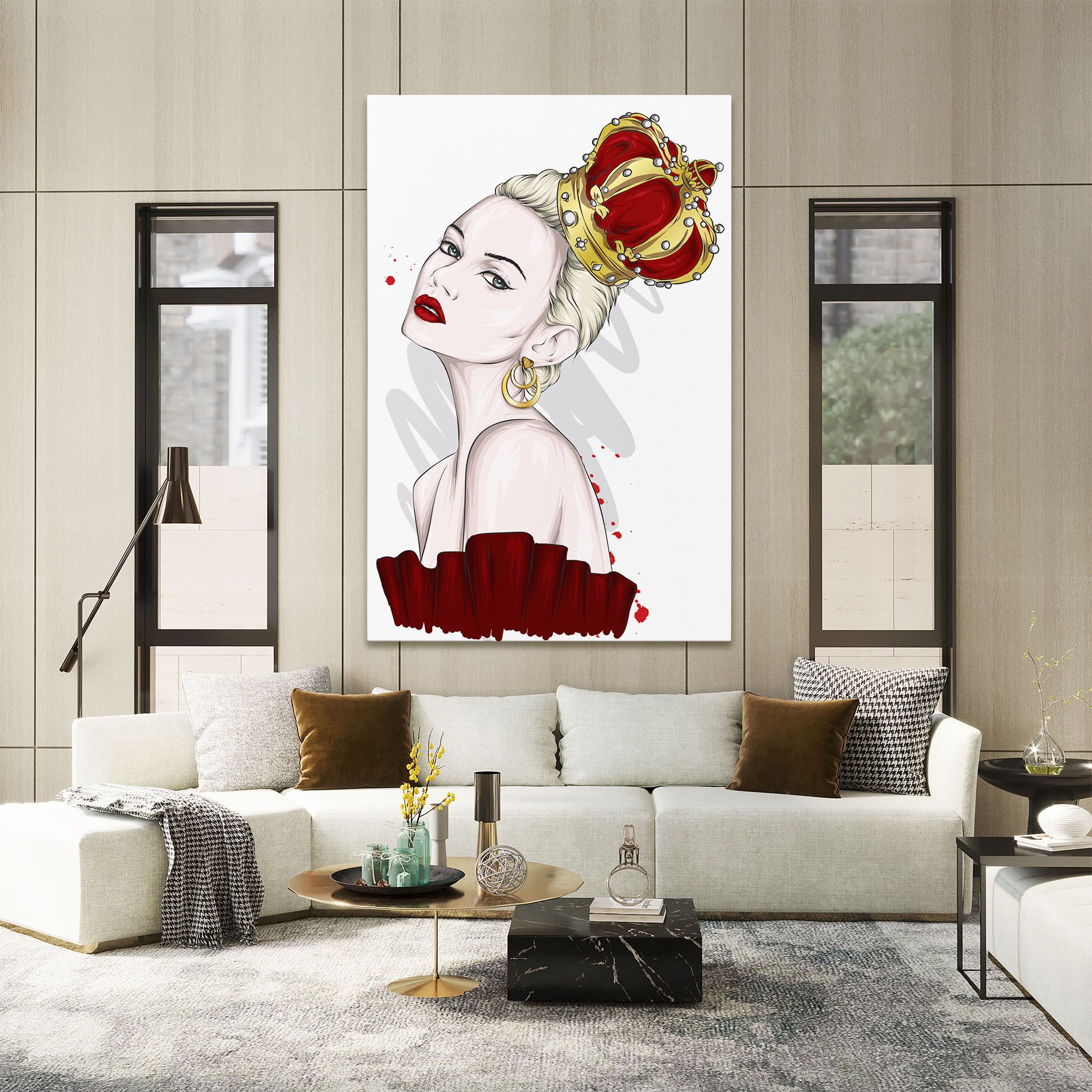 Big Red Crown mockup 2